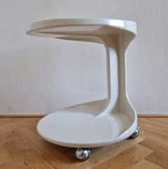 Midcentury Rare Side or Serving Table, Space Age Style, Italy, 1970s