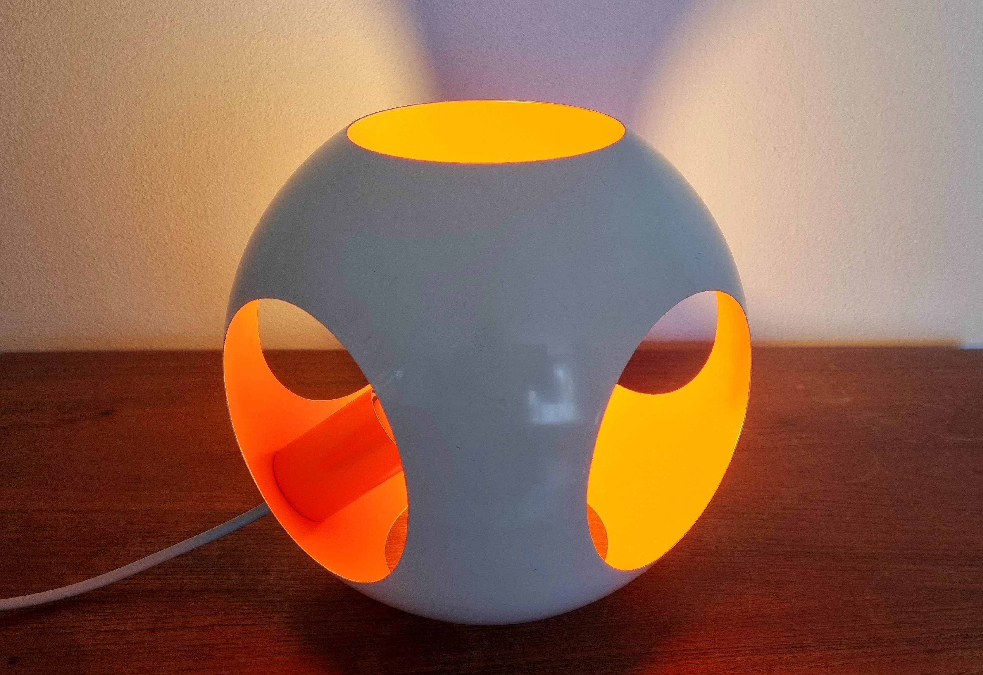 Midcentury Rare Space Age Table Lamp Meblo, Harvey Guzzini, Italy, 1970s 5