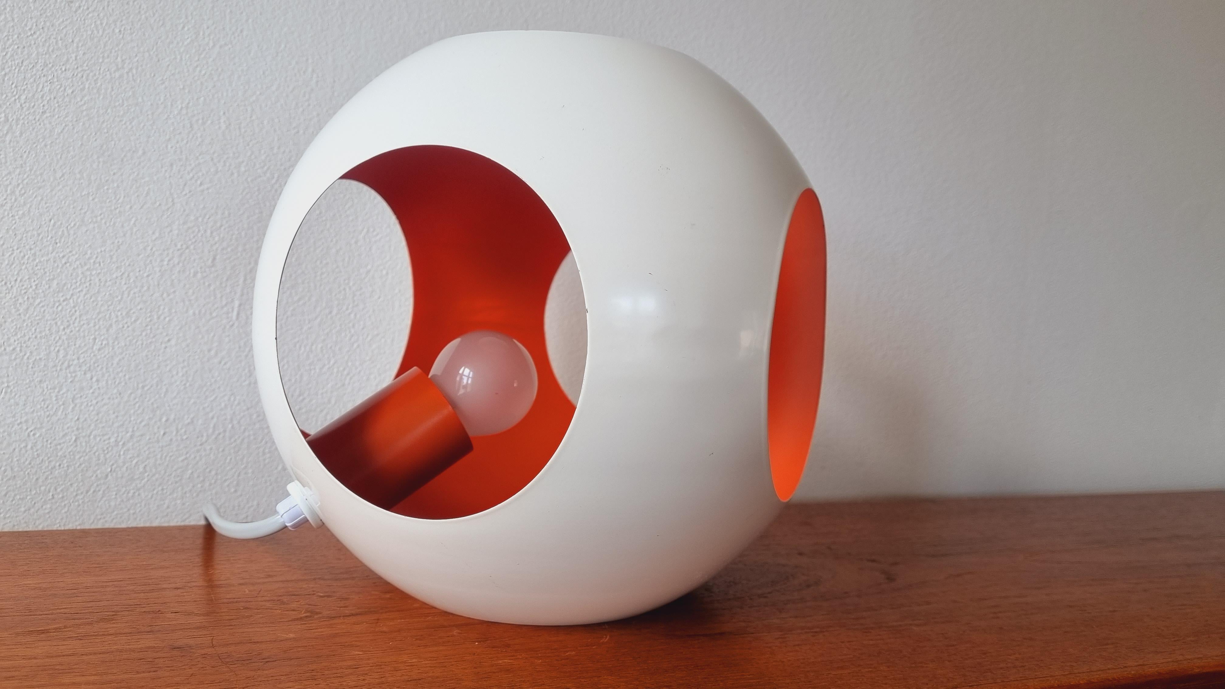 Italian Midcentury Rare Space Age Table Lamp Meblo, Harvey Guzzini, Italy, 1970s