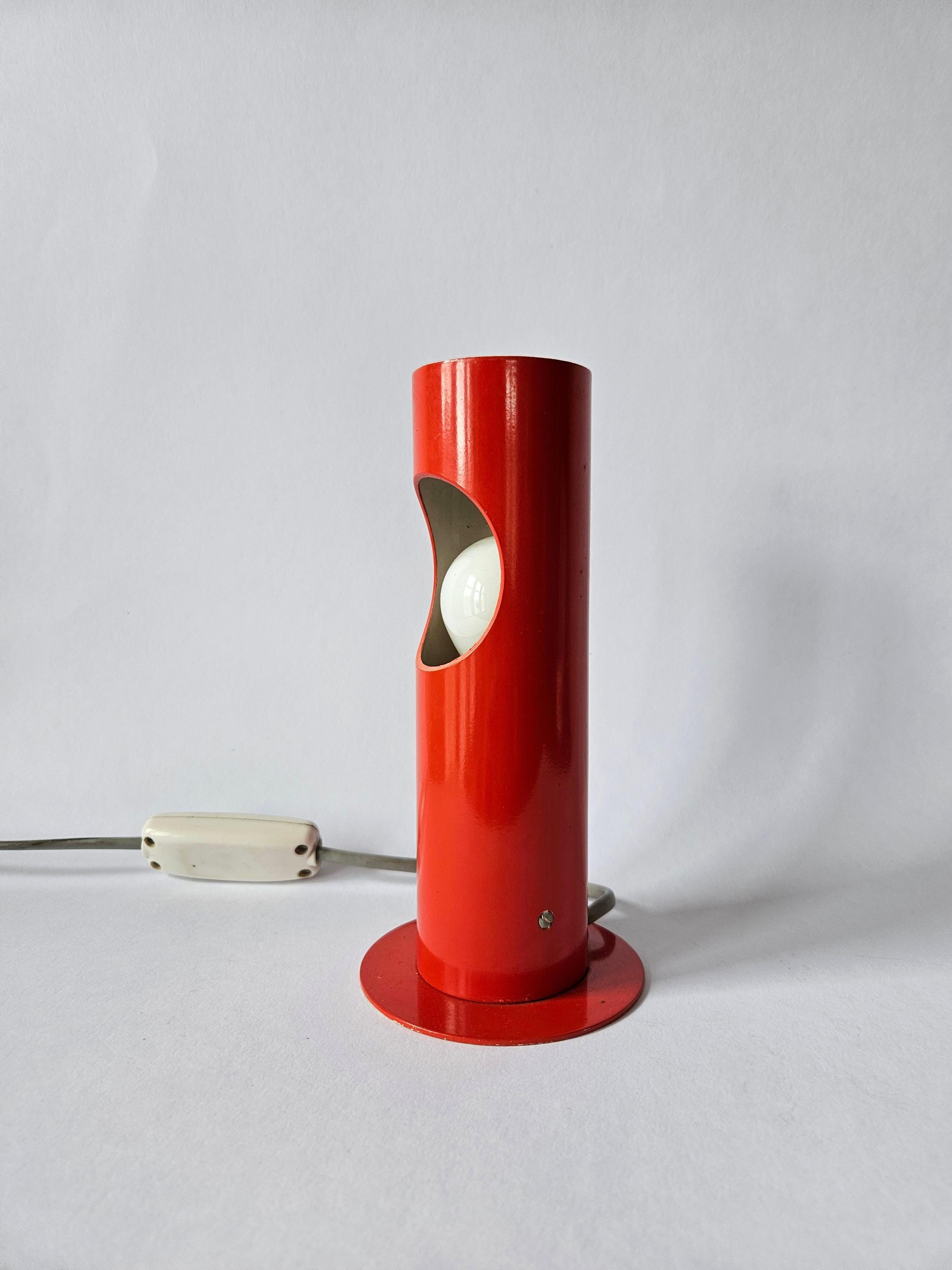 Czech Midcentury Rare Table Lamp Napako, 1970s. For Sale
