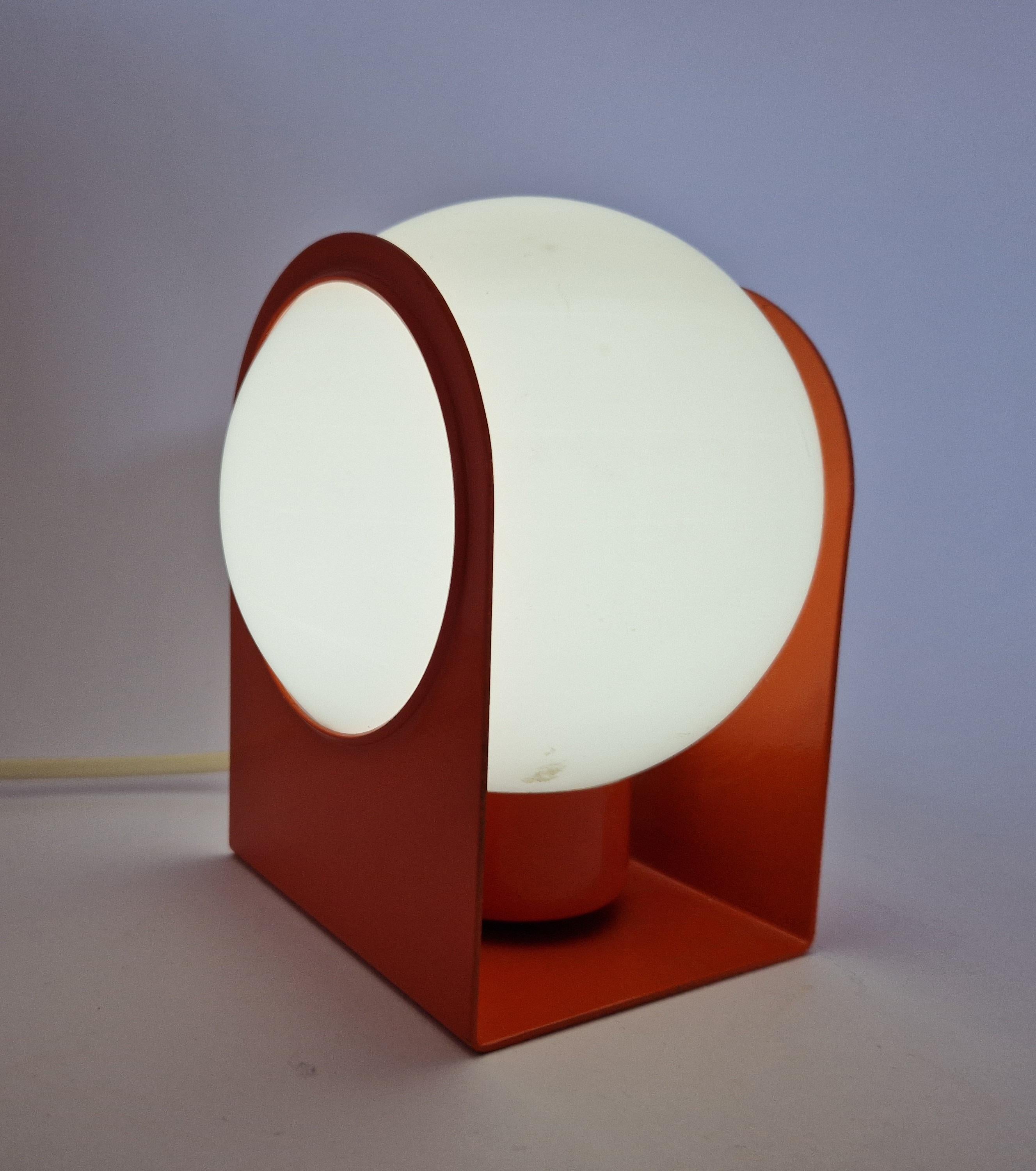 Metal Midcentury Rare Table or Wall Lamp Pokrok, 1970s For Sale