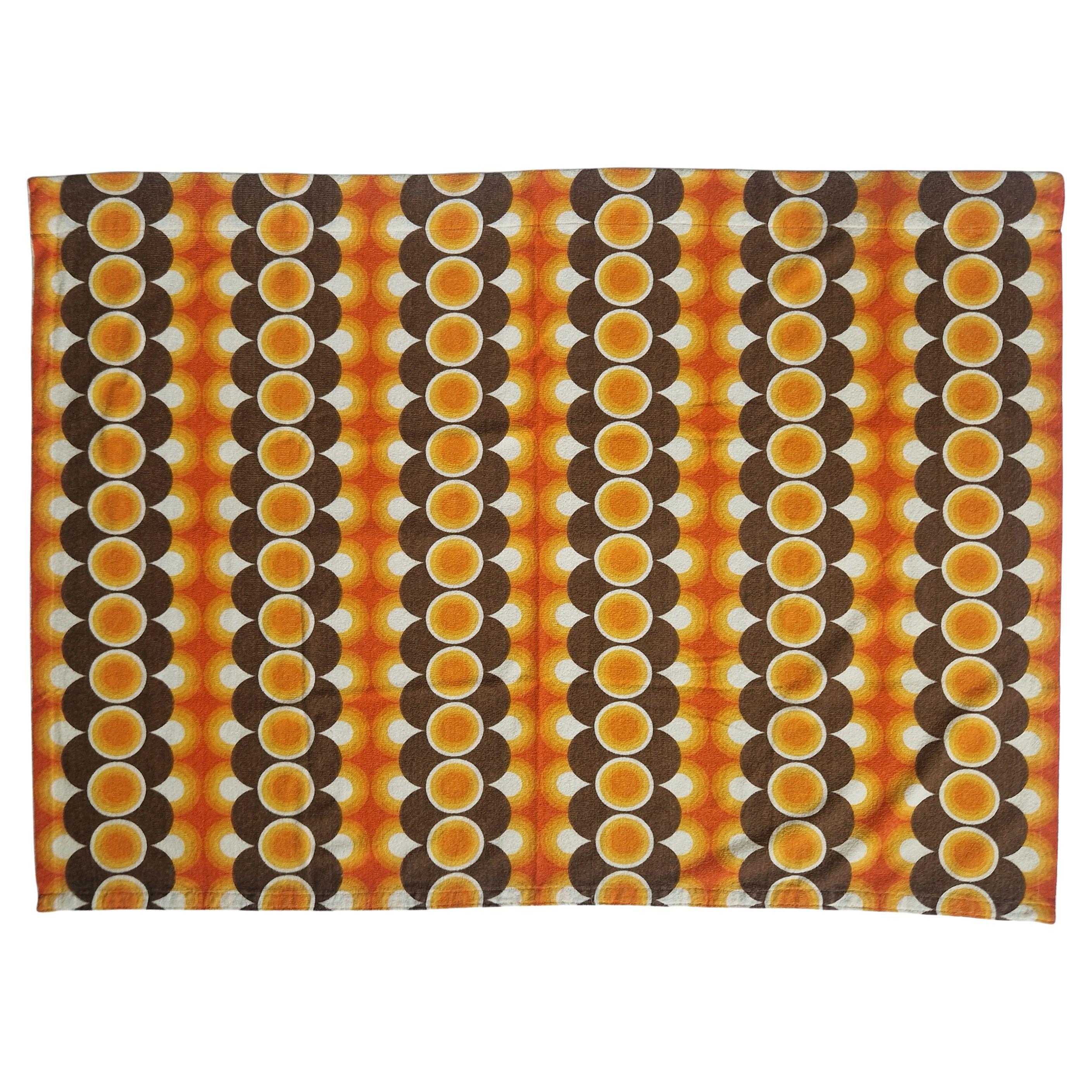 Rare tapisserie Dekoplus du milieu du siècle, style Ege Rya, Allemagne, 1970