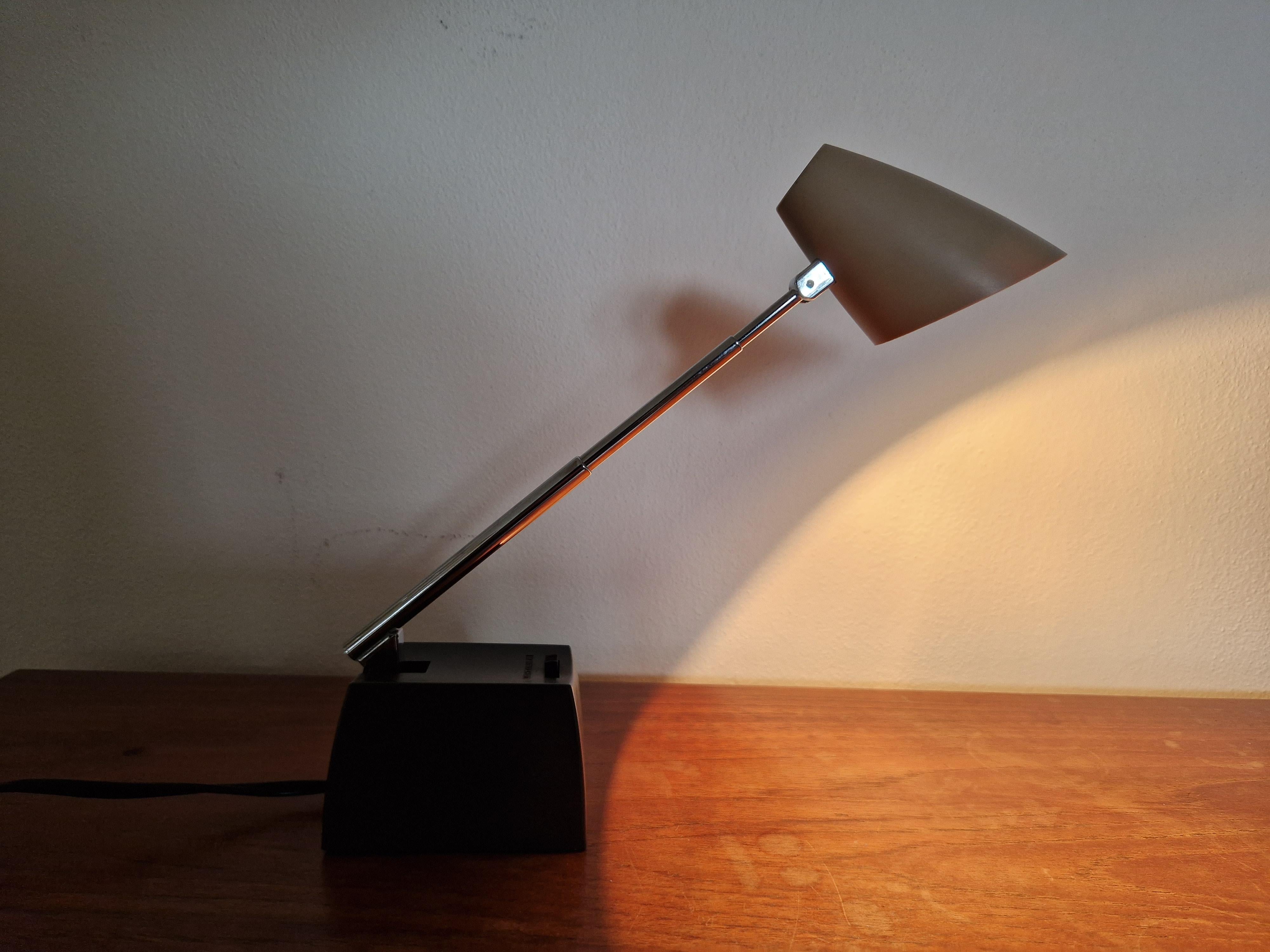 Midcentury Rare Telescopic Desk Lamp Lightolier, USA, 1970s For Sale 2