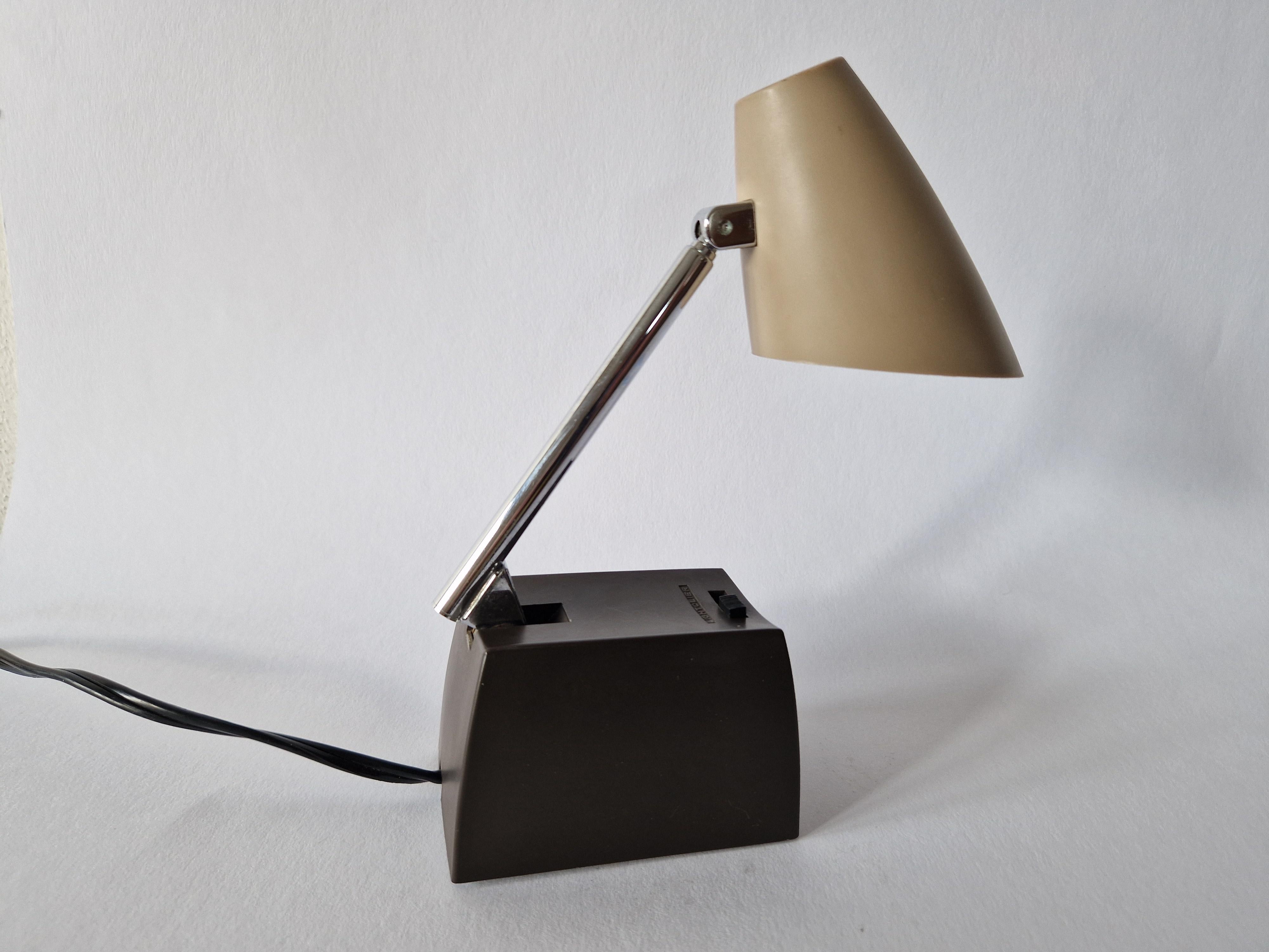 American Midcentury Rare Telescopic Desk Lamp Lightolier, USA, 1970s For Sale