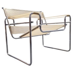 Midcentury Rare Wassily Spaghetti Armchair by Marcel Breuer, Italy, 1970s