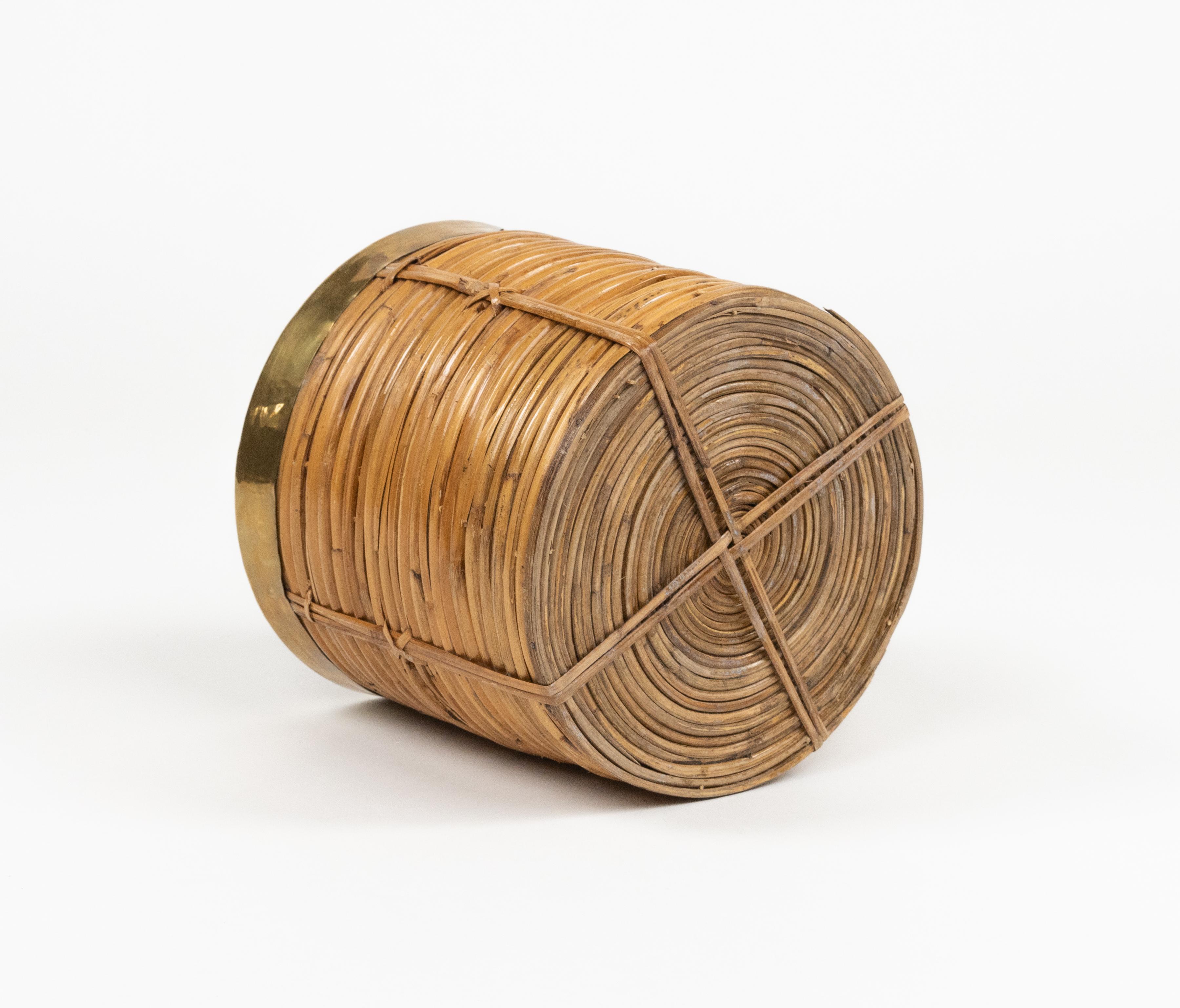Panier décoratif du milieu du siècle dernier, style Vivai Del Sud, Italie, 1970 2