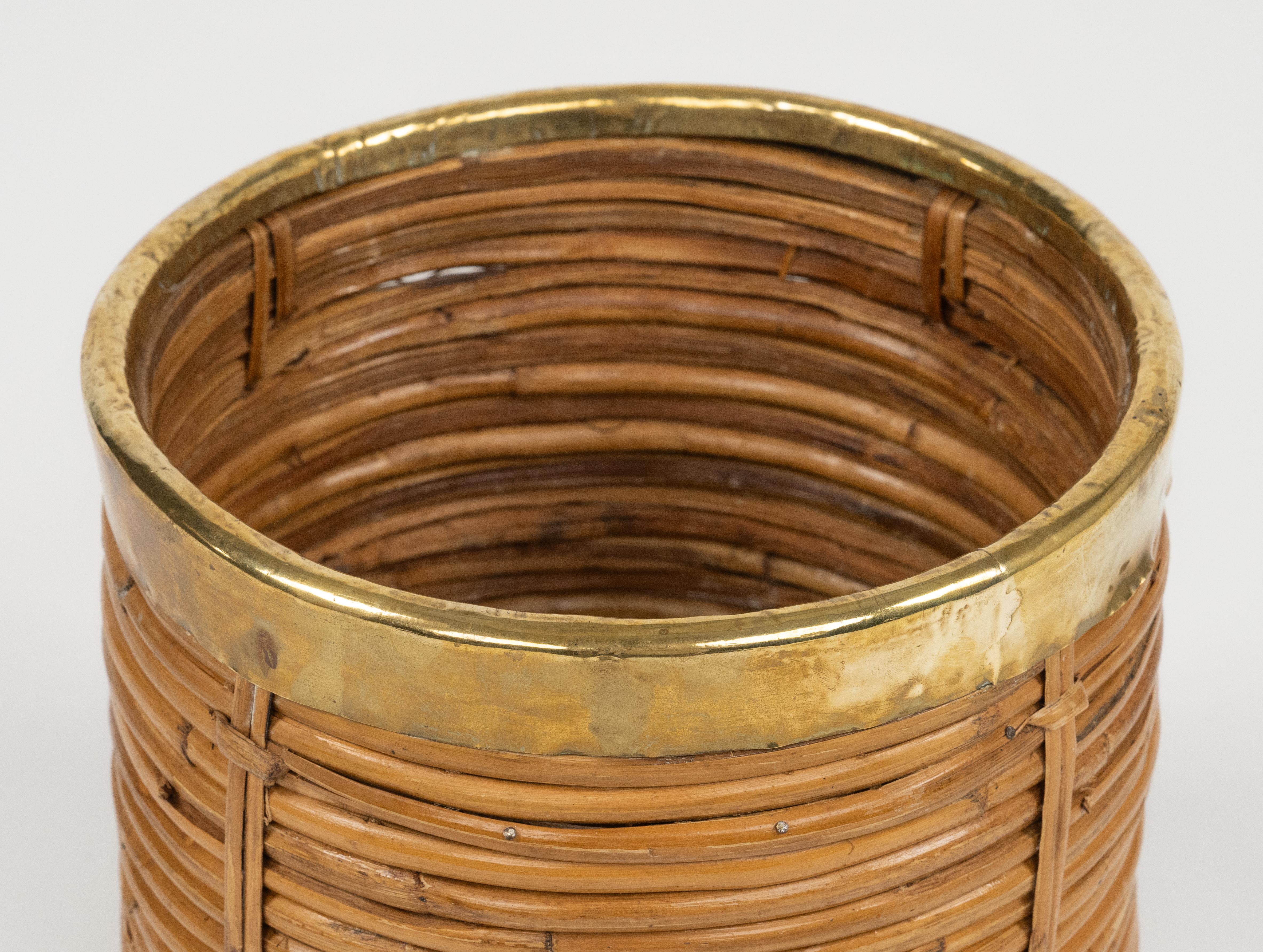 Panier décoratif du milieu du siècle dernier, style Vivai Del Sud, Italie, 1970 5
