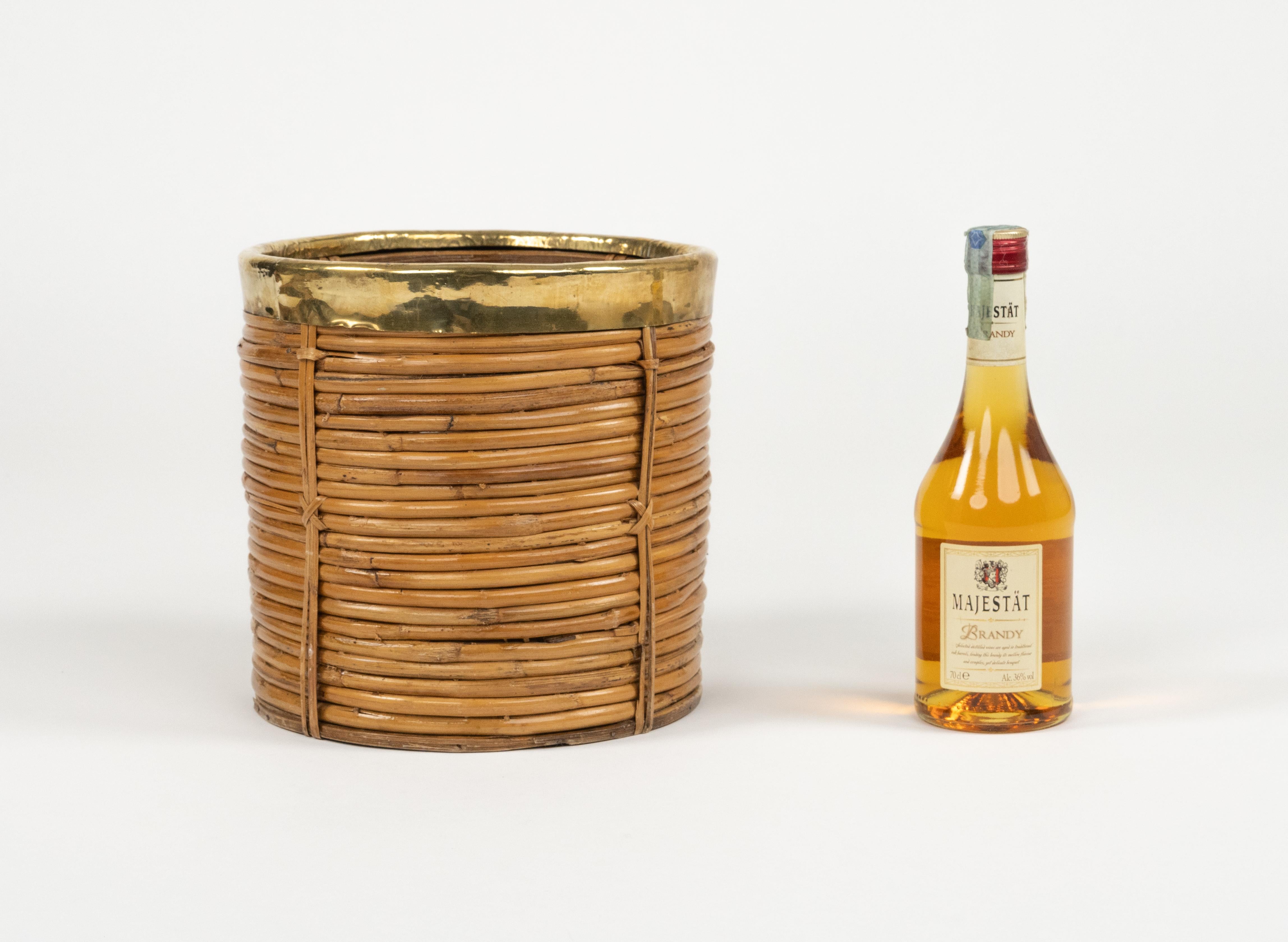 Panier décoratif du milieu du siècle dernier, style Vivai Del Sud, Italie, 1970 Bon état à Rome, IT