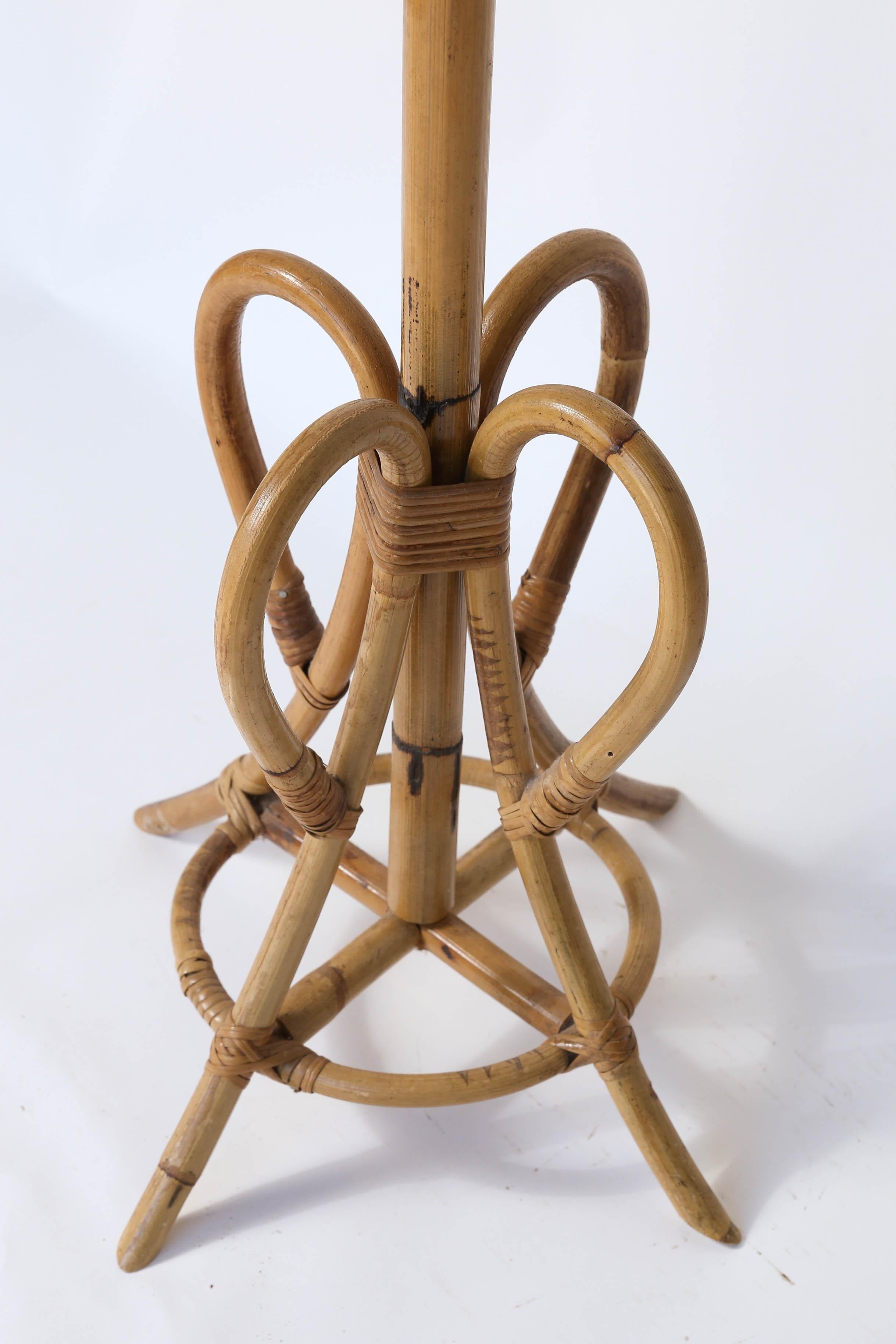 rattan coat stand