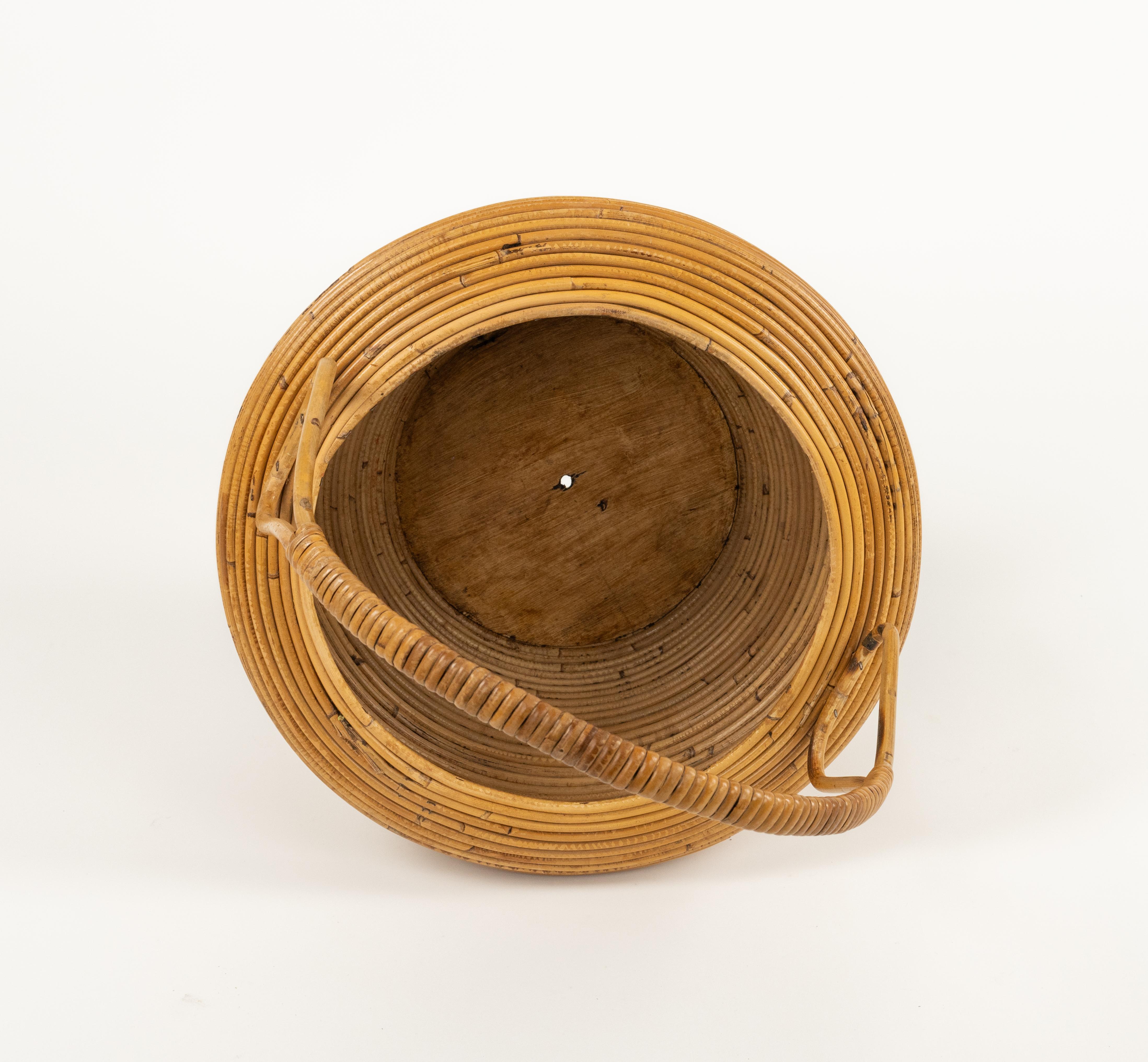 Panier décoratif du milieu du siècle dernier par Vivai Del Sud, Italie, années 1960 en vente 5