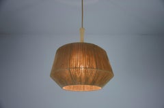 Midcentury Rattan Pendant Lamp, Germany, 1960s