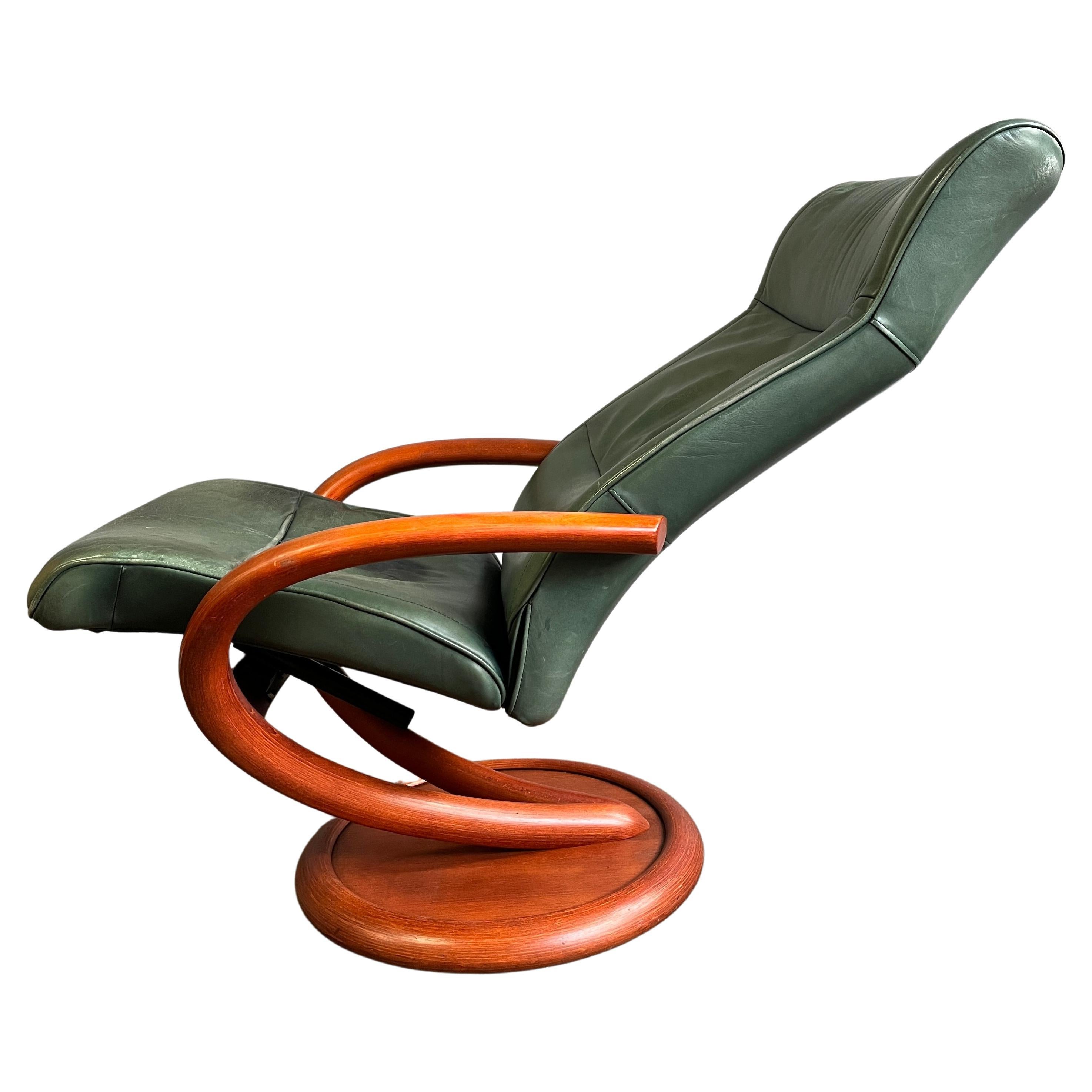 Midcentury Recliner Lounge Chair circa 1970 For Sale