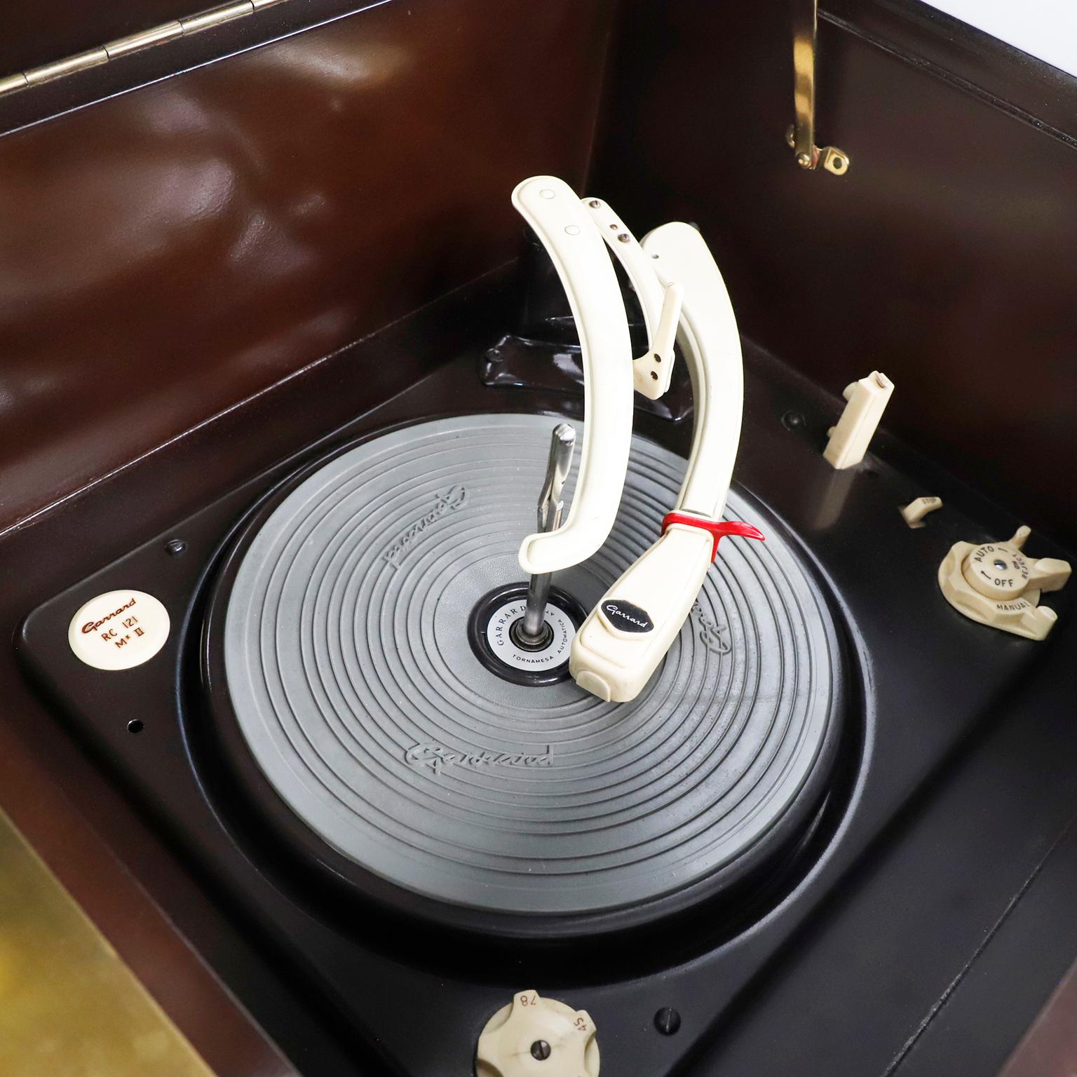 turntable credenza