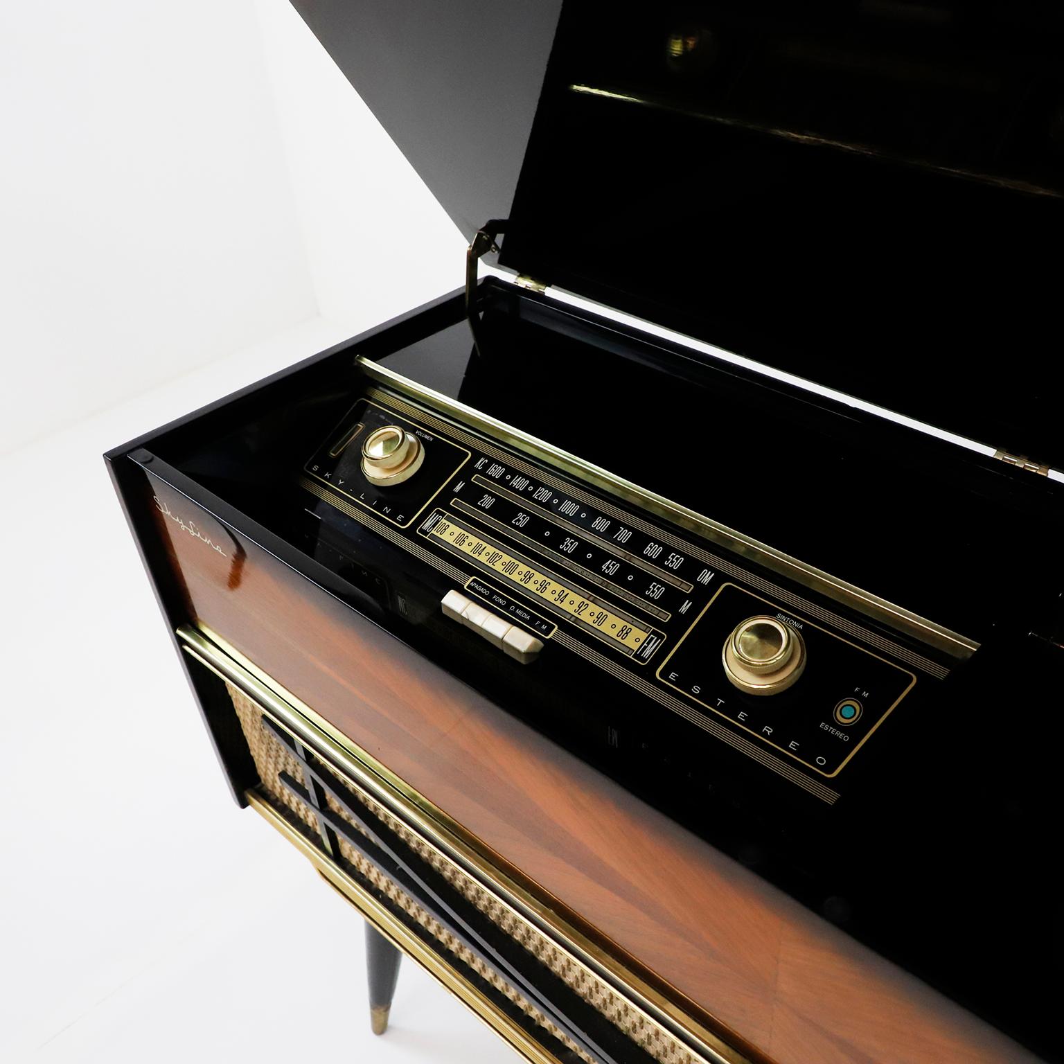 Mid-Century Modern Midcentury Record Player Console