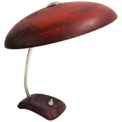 Midcentury Red Desk Lamp, 1950s