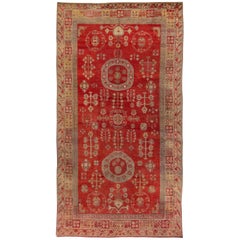 Doris Leslie Blau Collection Vintage Samarkand Khotan Hand Knotted Wool Rug