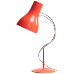 Midcentury Red Table Lamp from Chech Designer Josef Hurka, 1970s