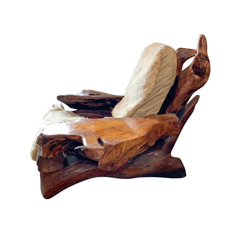 Midcentury Redwood Furniture Suite at 1stDibs