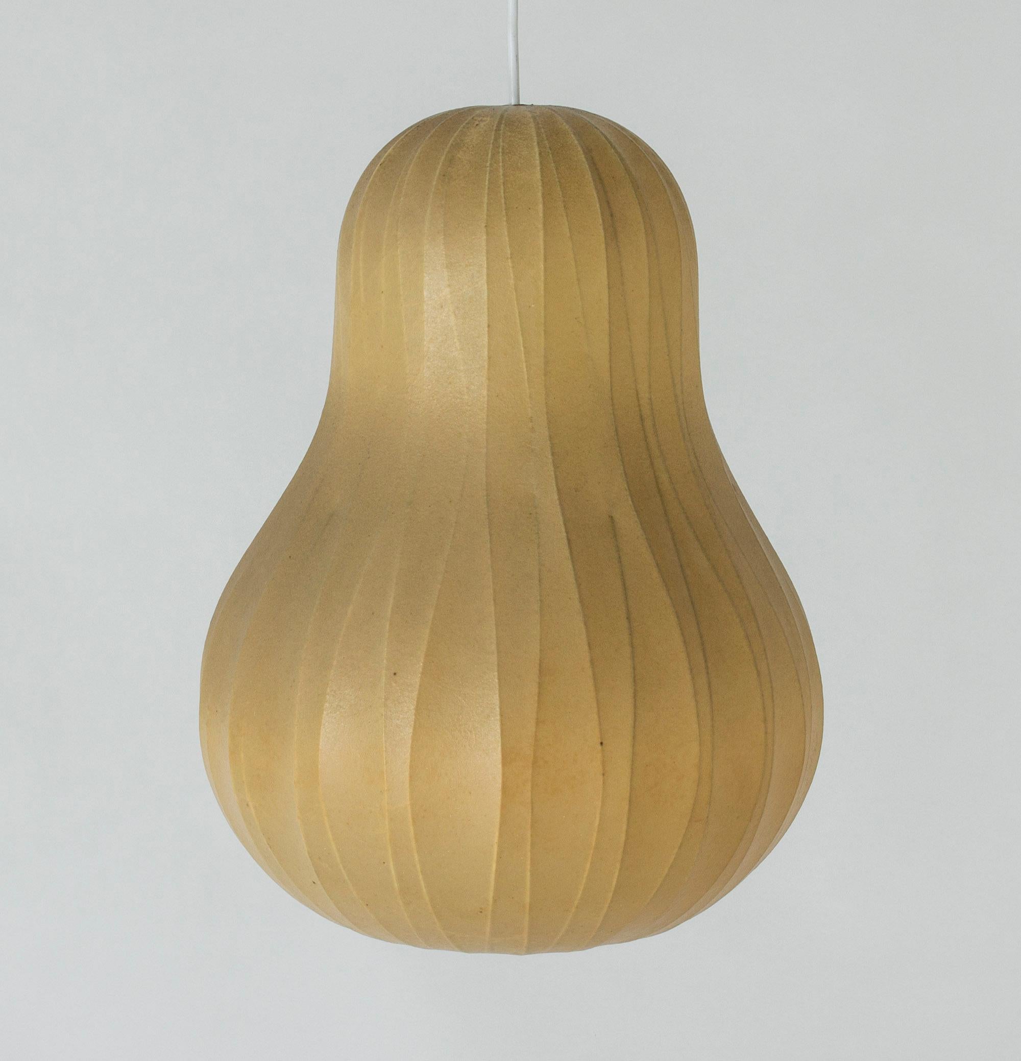 Scandinavian Modern Midcentury Resin Cocoon Lamp by Hans Bergström