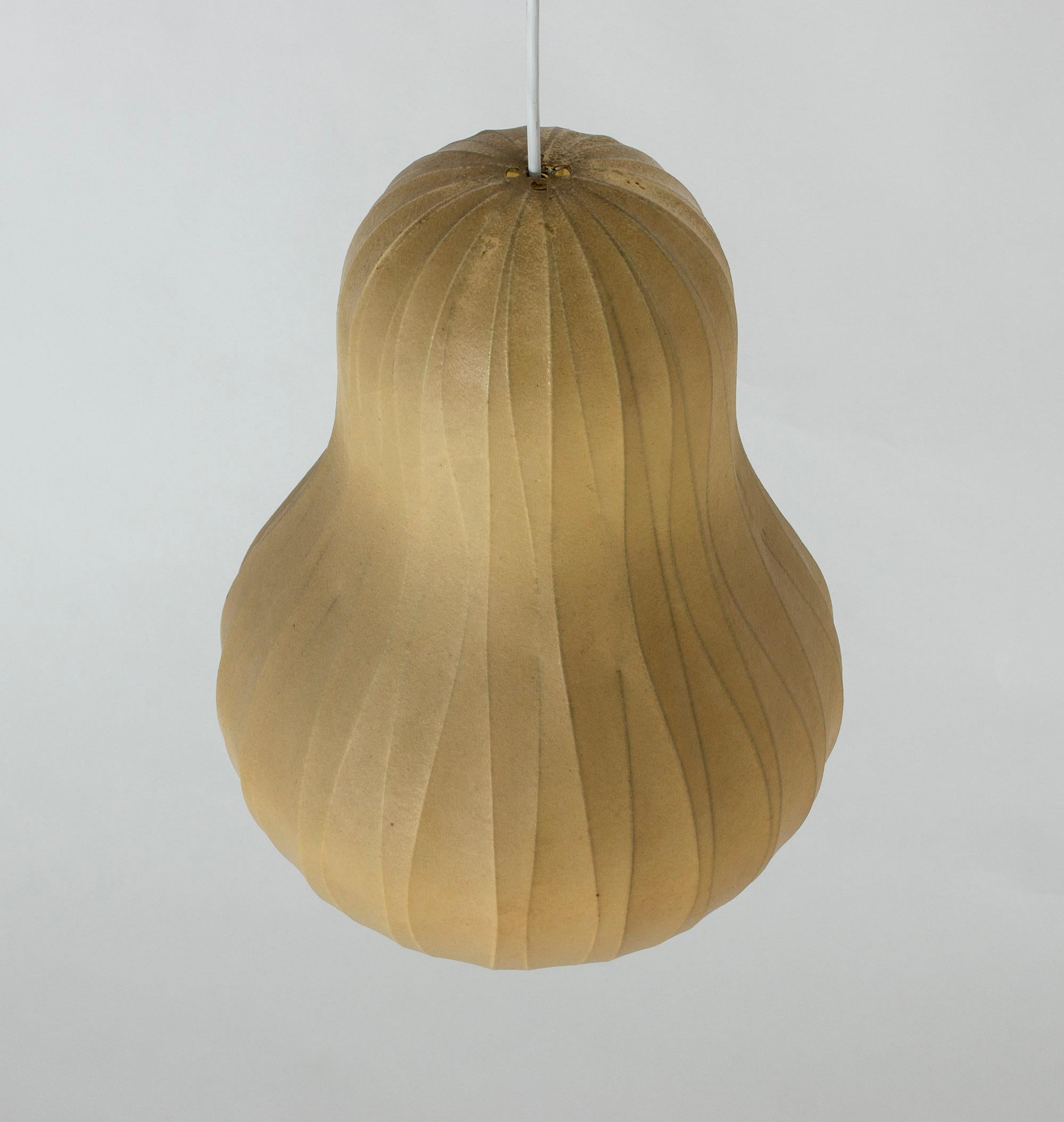 Midcentury Resin Cocoon Lamp by Hans Bergström In Good Condition In Stockholm, SE