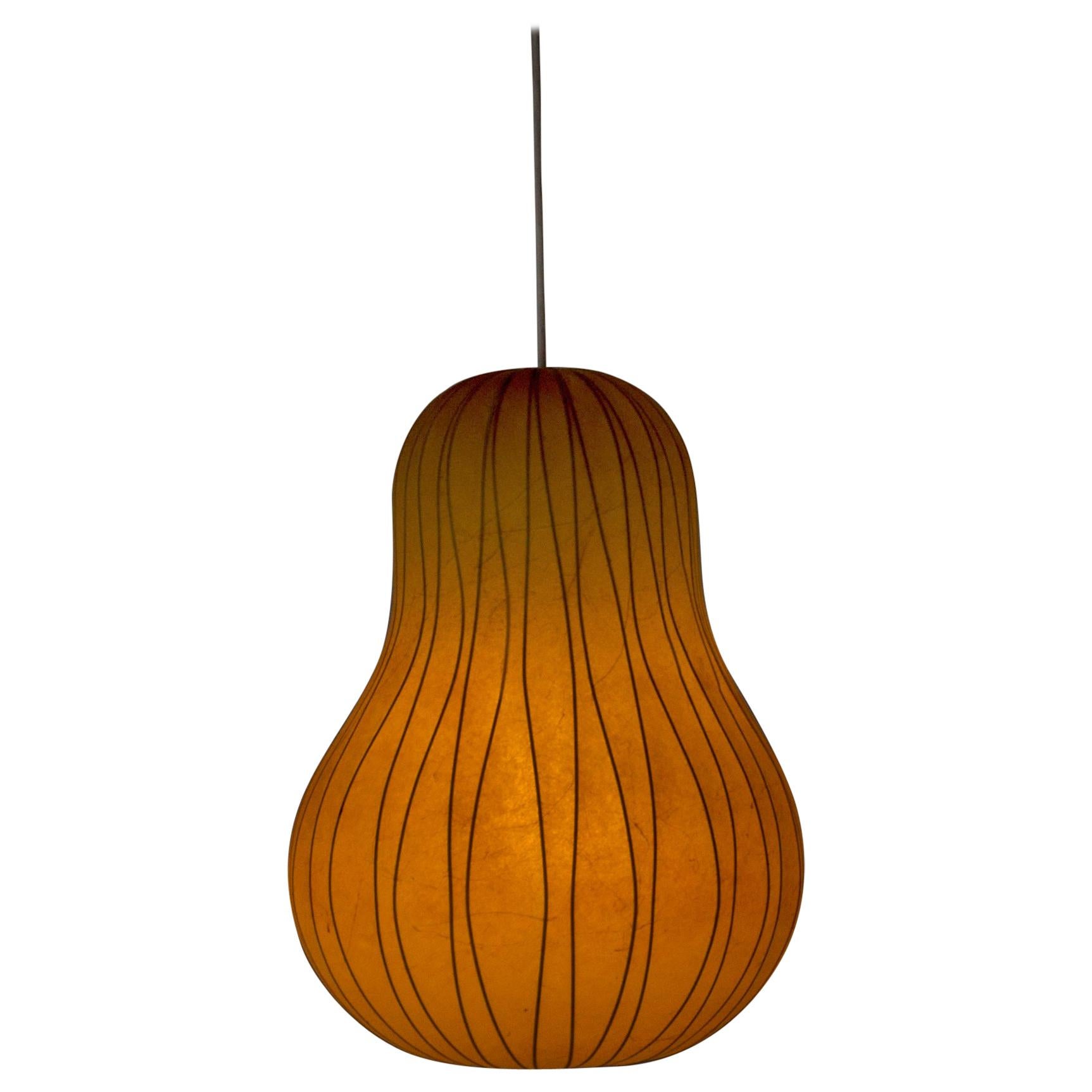 Midcentury Resin Cocoon Lamp by Hans Bergström