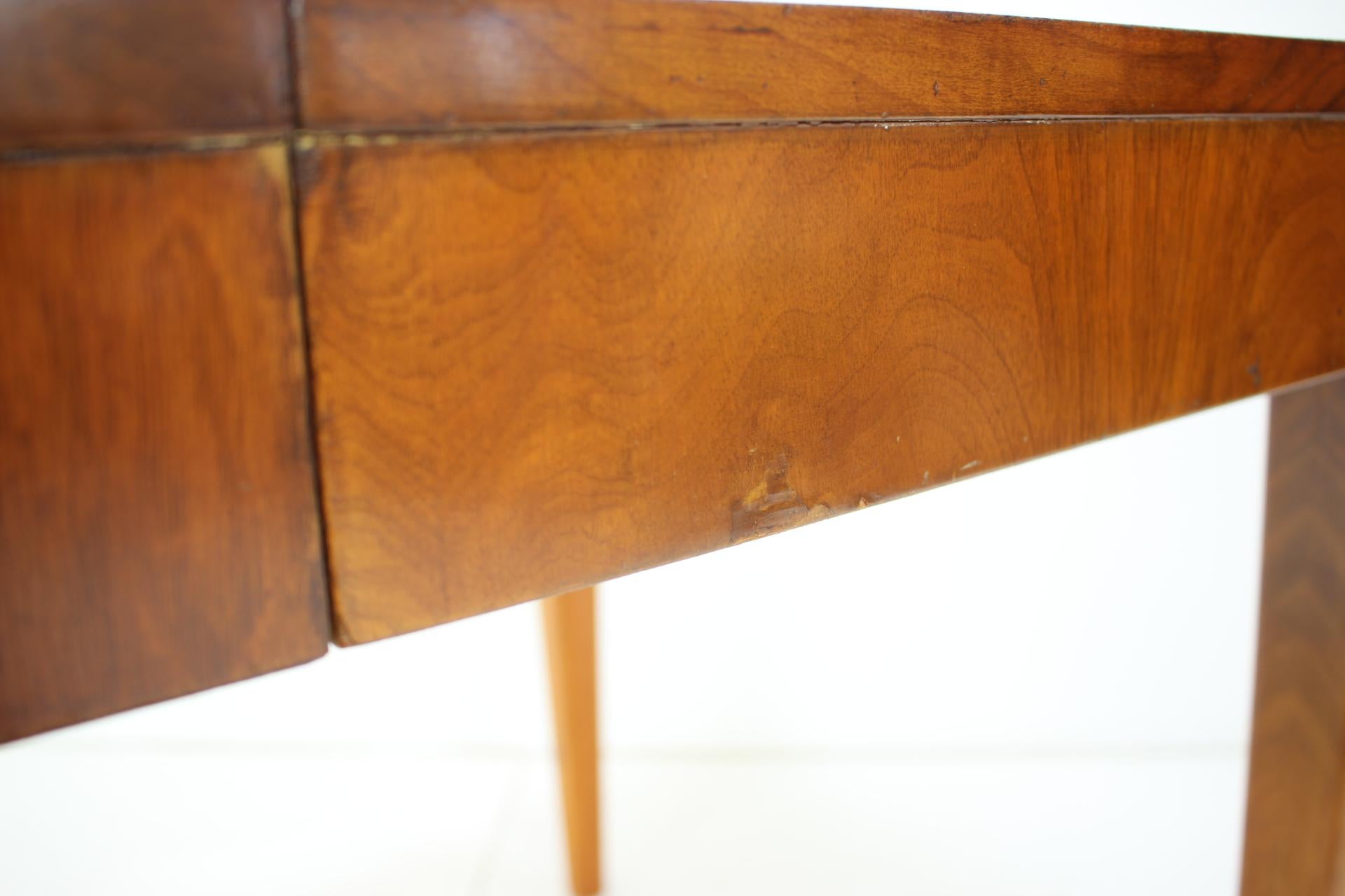 Mid-20th Century Midcentury Restored Dining Table Designed by Jindřich Halabala, 1950 For Sale