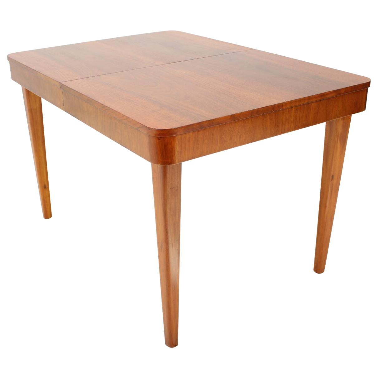 Midcentury Restored Dining Table Designed by Jindřich Halabala, 1950 For Sale