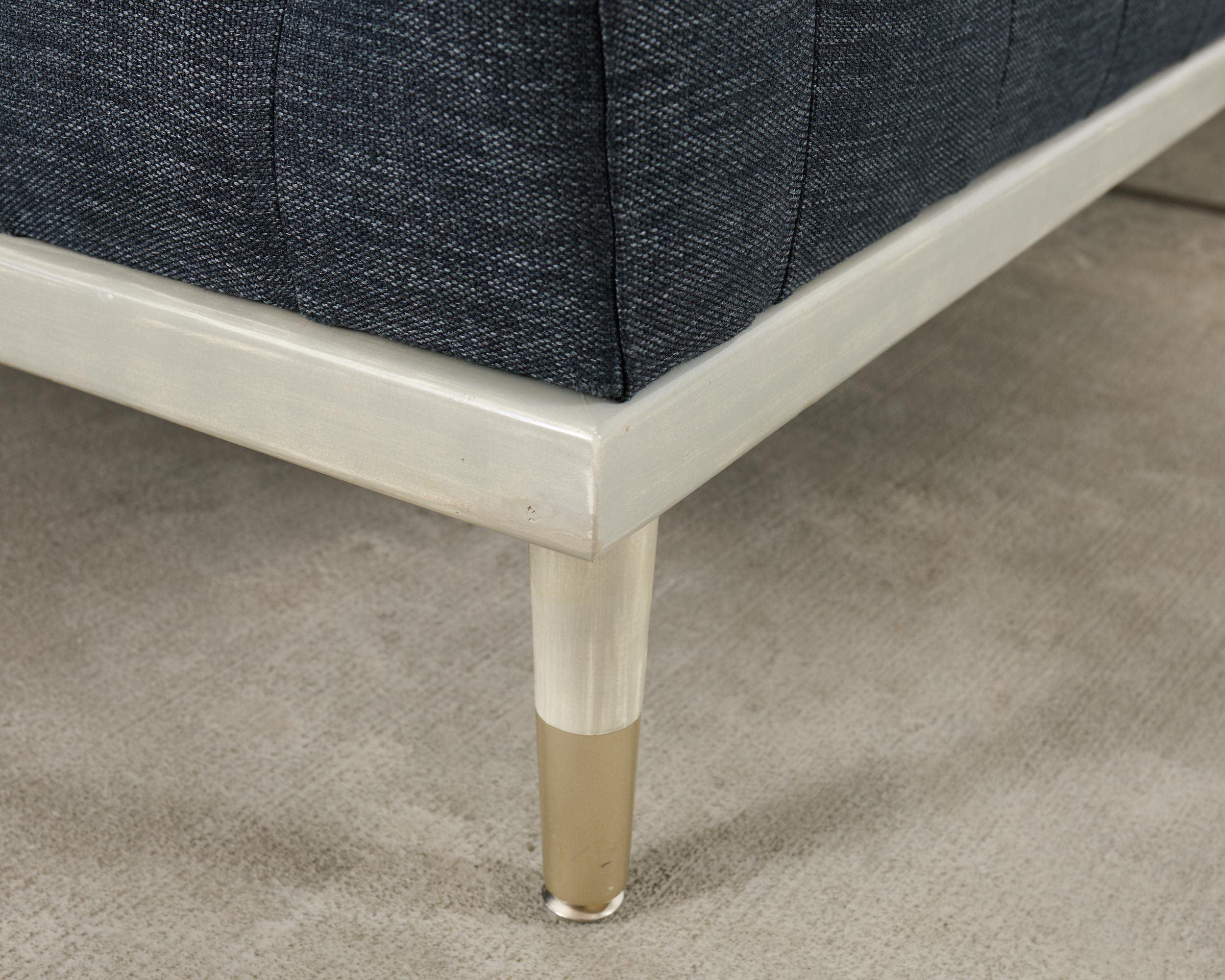 Sofá de plataforma vaquero estilo Roche Bobois de mediados de siglo en venta 12