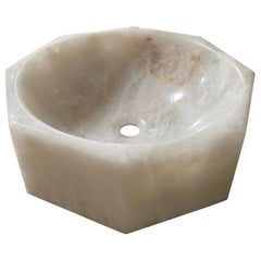 Midcentury Rock Crystal Sink
