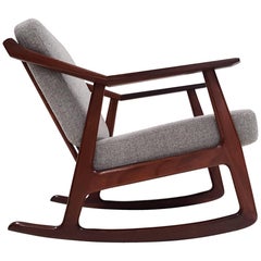 Midcentury Rocker Designed by H. Brockmann-Petersen