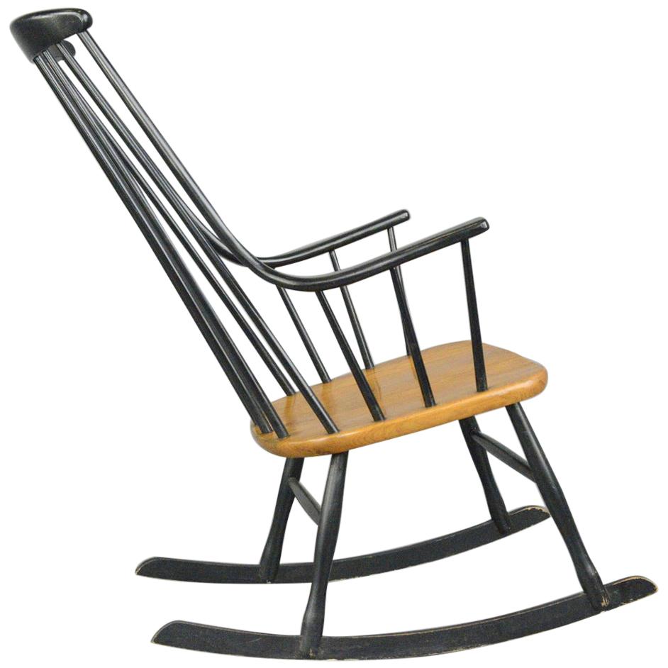 Midcentury Rocking Chair by Ilmari Tapiovaara