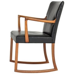 Midcentury Rocking Chair by Ole Wanscher