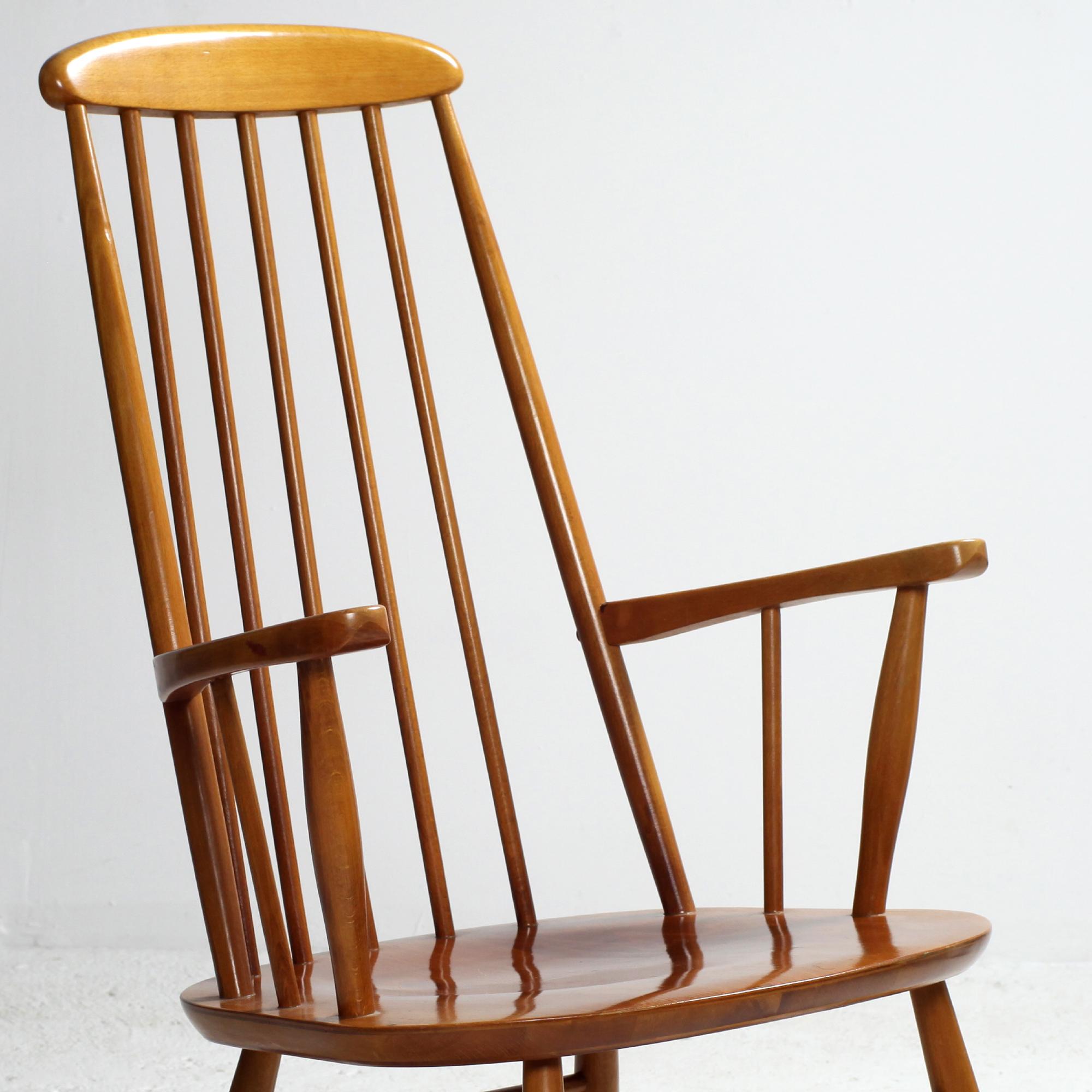 Midcentury Rocking Chair by Stol Kamnik 1960s For Sale 3