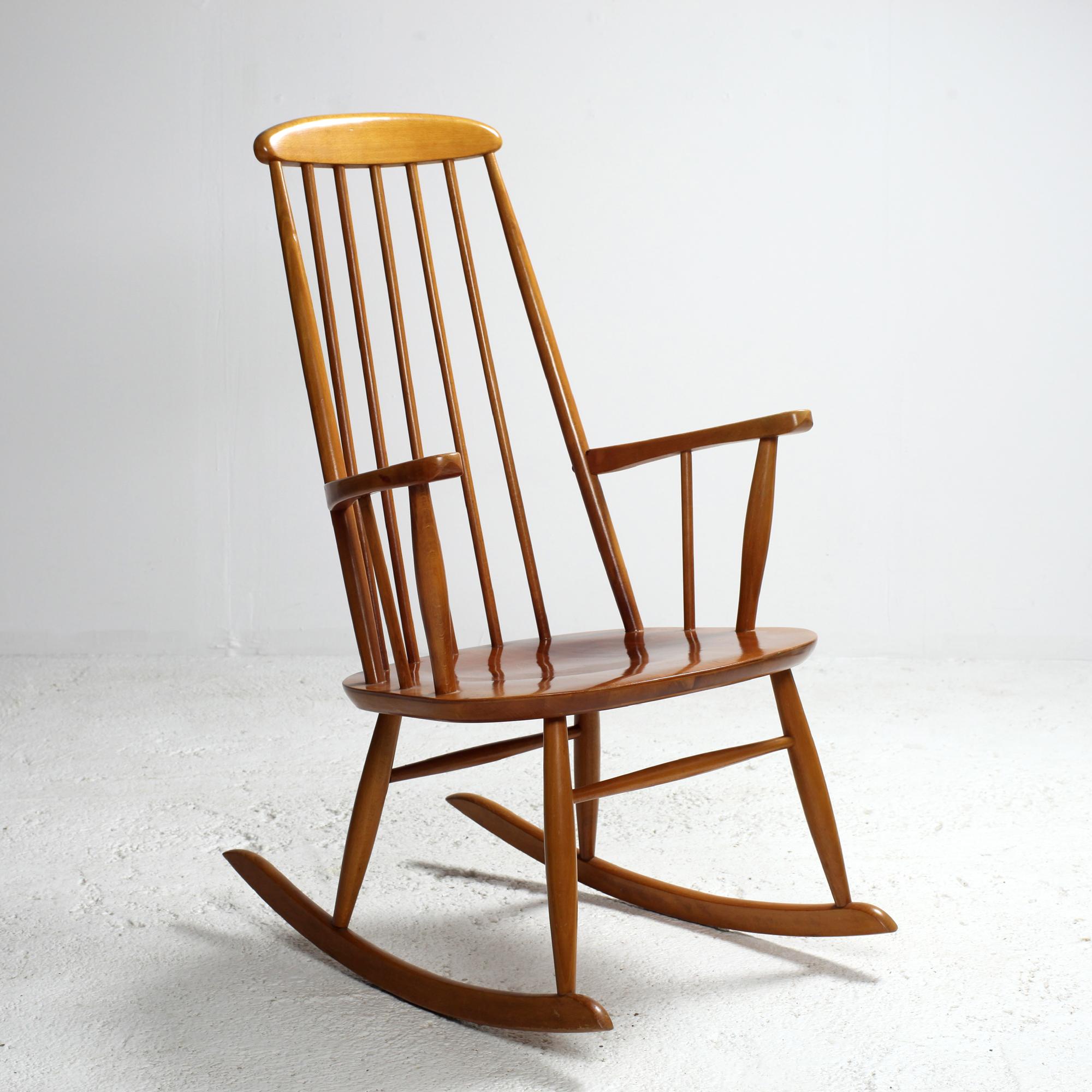 Mid-Century Modern Midcentury Rocking Chair by Stol Kamnik 1960s For Sale