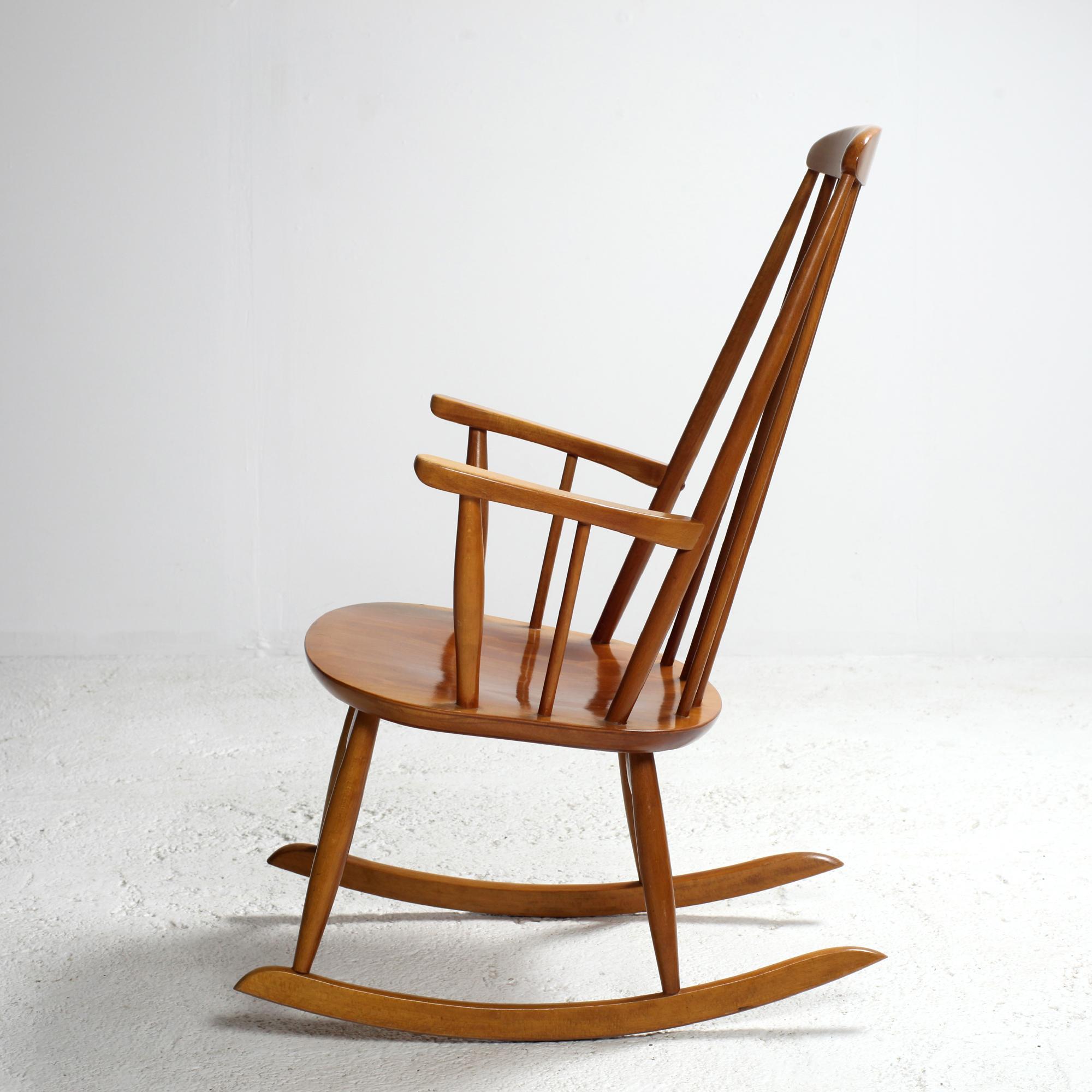 Mid-20th Century Midcentury Rocking Chair by Stol Kamnik 1960s For Sale