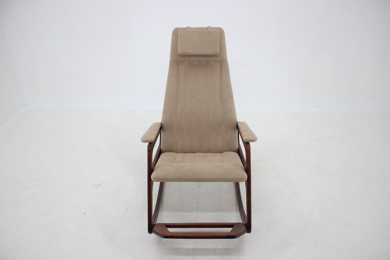 Mid-Century Modern Midcentury Rocking Chair by ULUV, 1960s For Sale