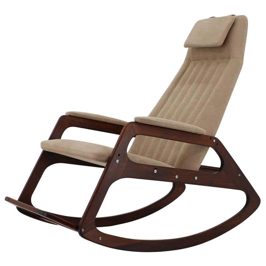 Iconic Midcentury Design Rocking Chair / Expo, 1958 For Sale at 1stDibs
