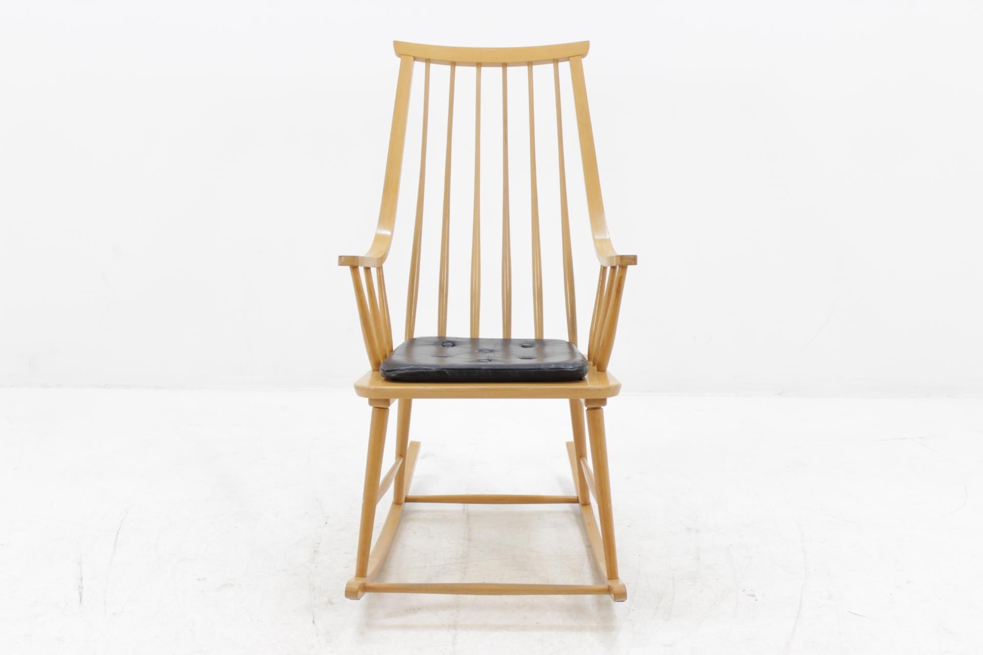 Mid-Century Modern Midcentury Rocking Scandinavian Chair, 1970s