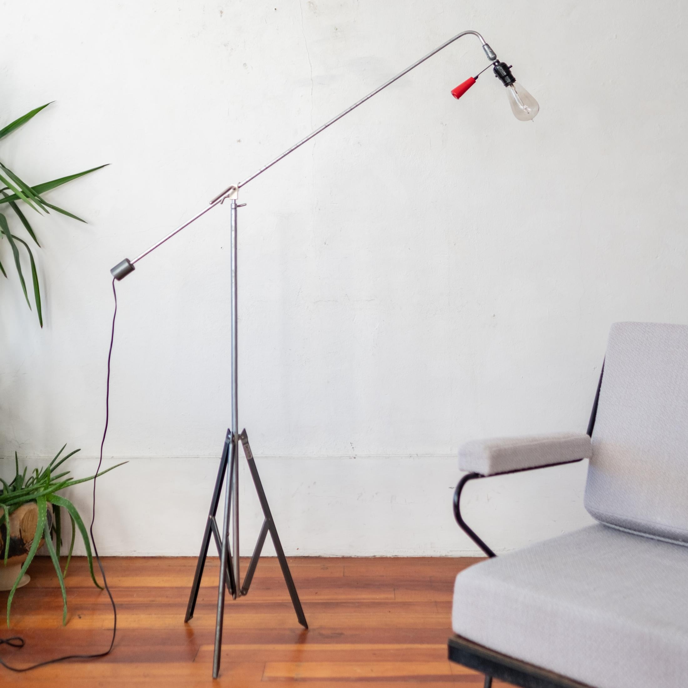 Midcentury Roland Smith Floor Lamp by Smith-Victor Corporation For Sale 8