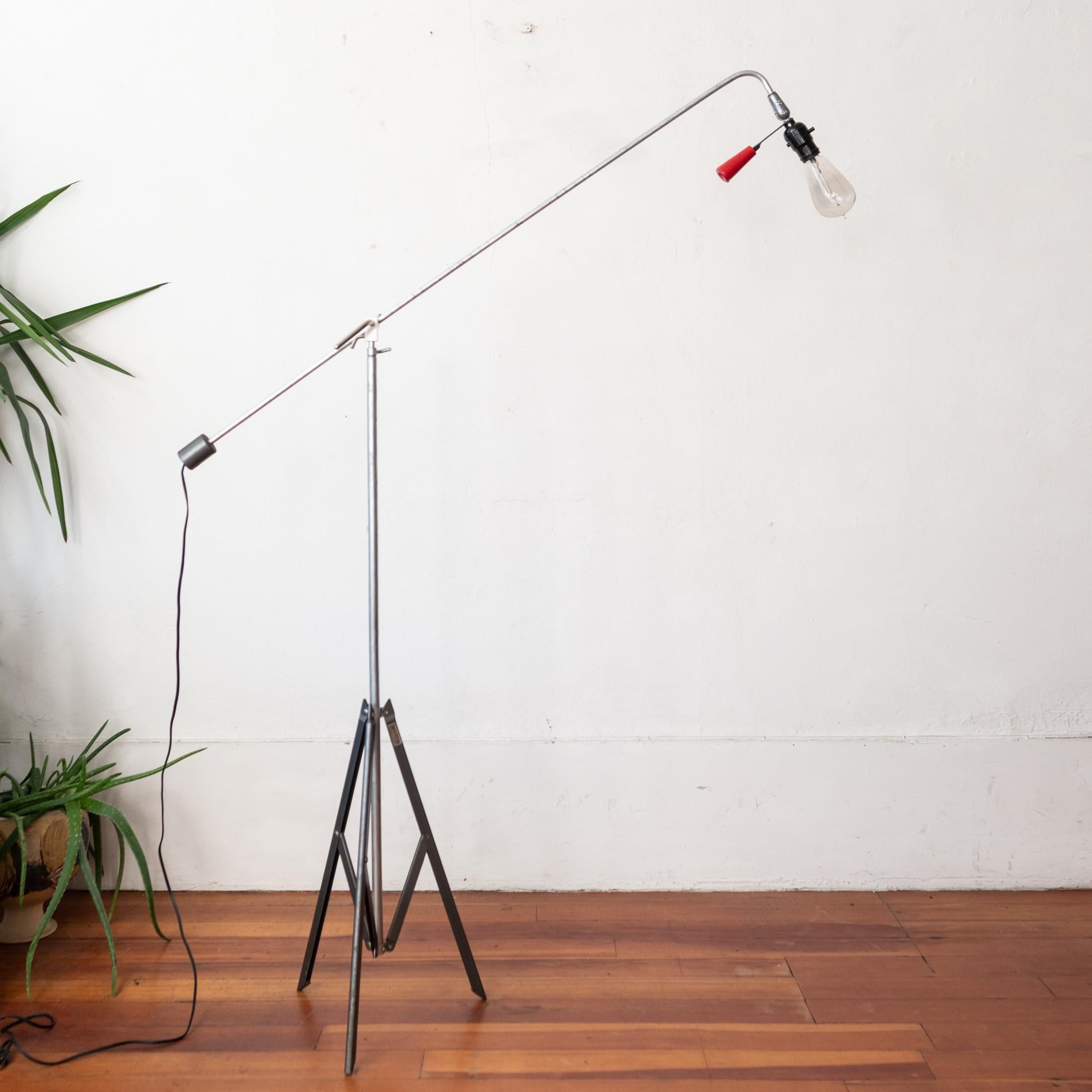 American Midcentury Roland Smith Floor Lamp by Smith-Victor Corporation For Sale