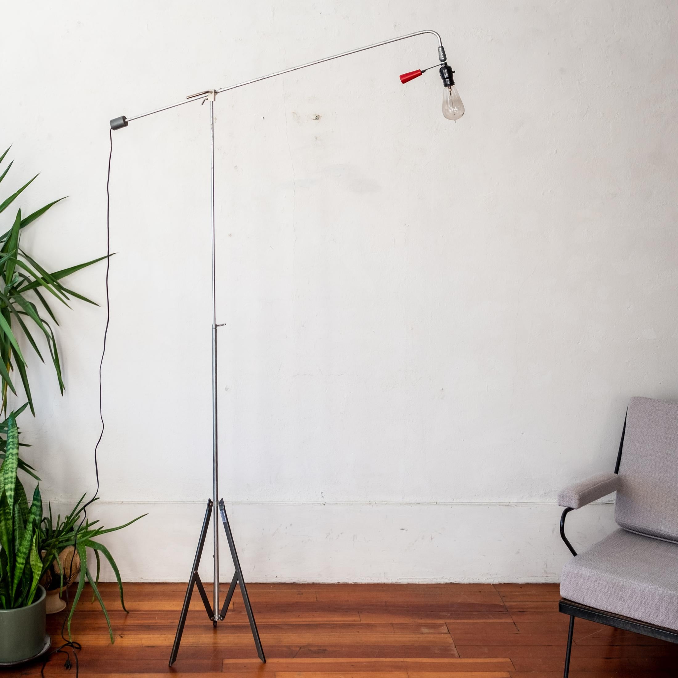 Mid-20th Century Midcentury Roland Smith Floor Lamp by Smith-Victor Corporation