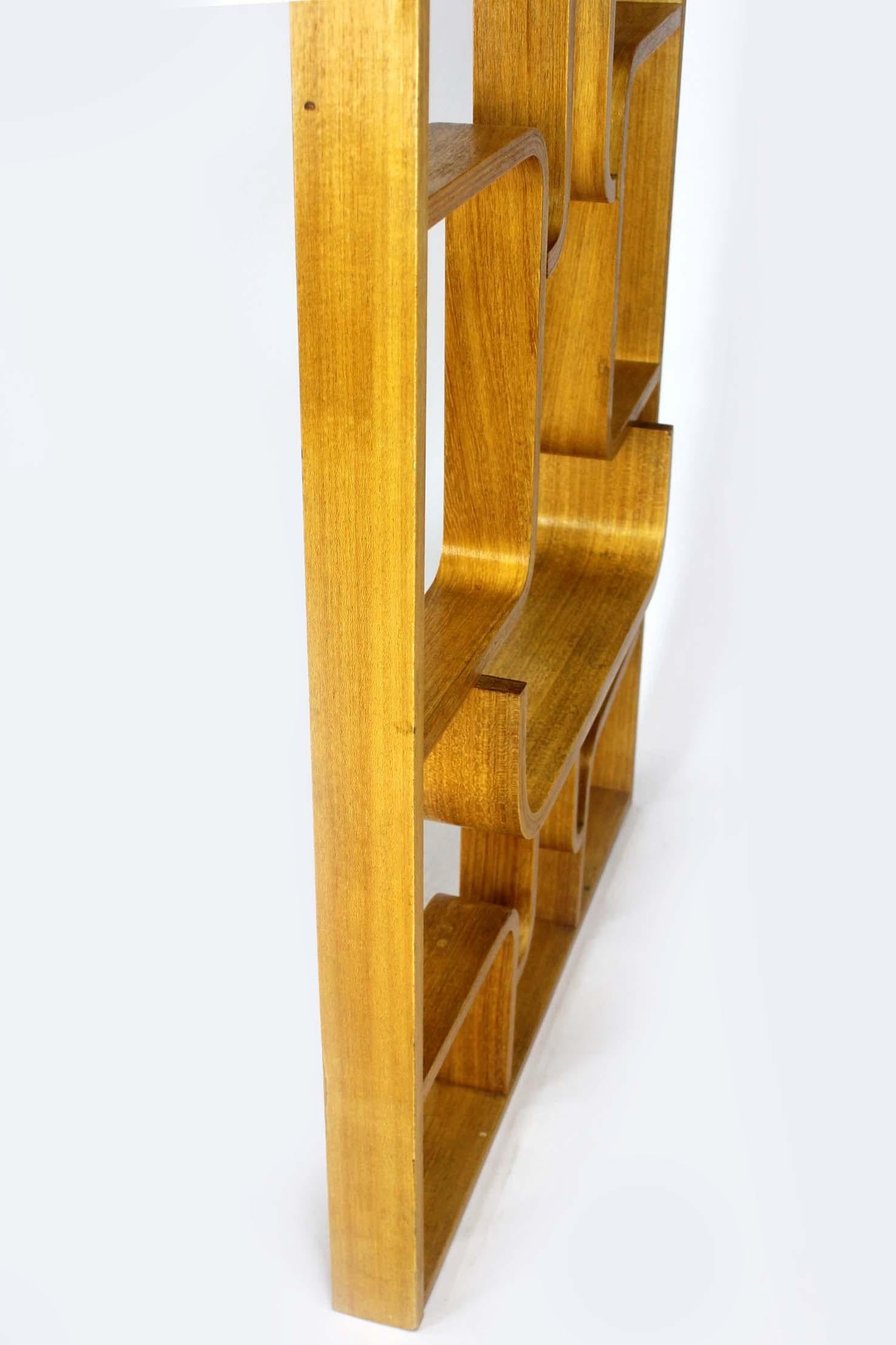 Midcentury Room Divider by Ludvik Volak for Drevopodnik Holesov, 1960s For Sale 9