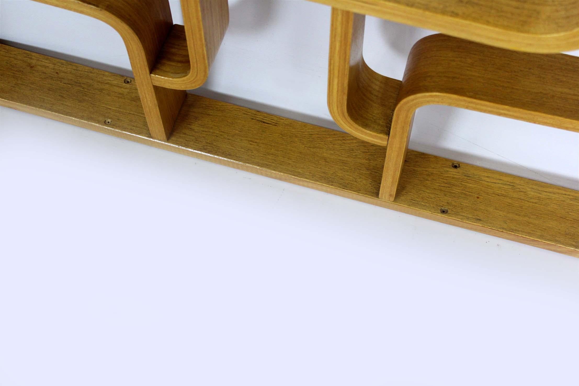 Midcentury Room Divider by Ludvik Volak for Drevopodnik Holesov, 1960s In Good Condition For Sale In Żory, PL