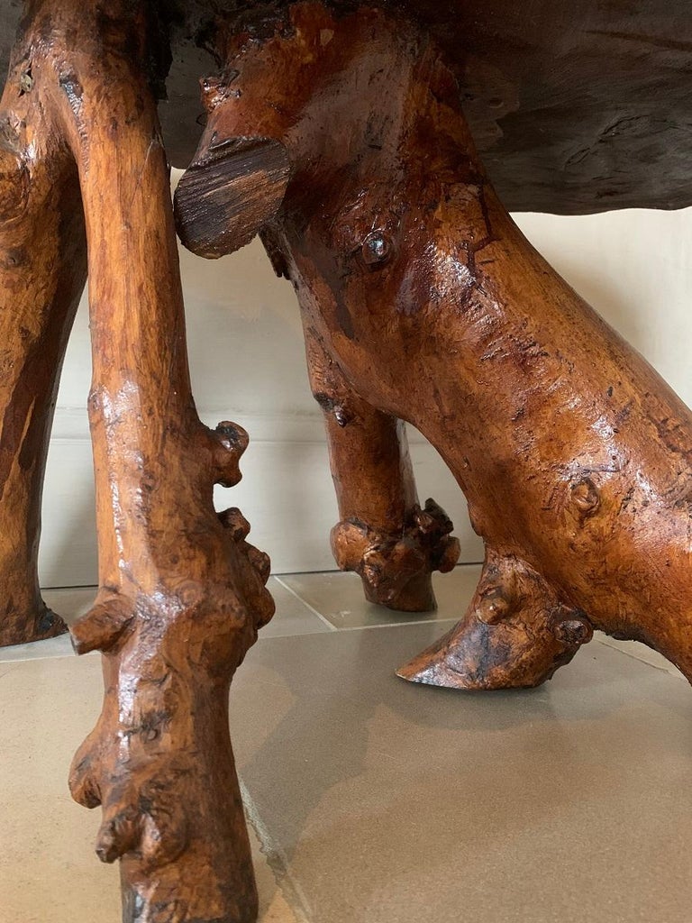 Midcentury Root Table For Sale at 1stDibs