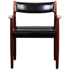 Midcentury Rosewood Armchair by Kurt Østervig for KP Møbler