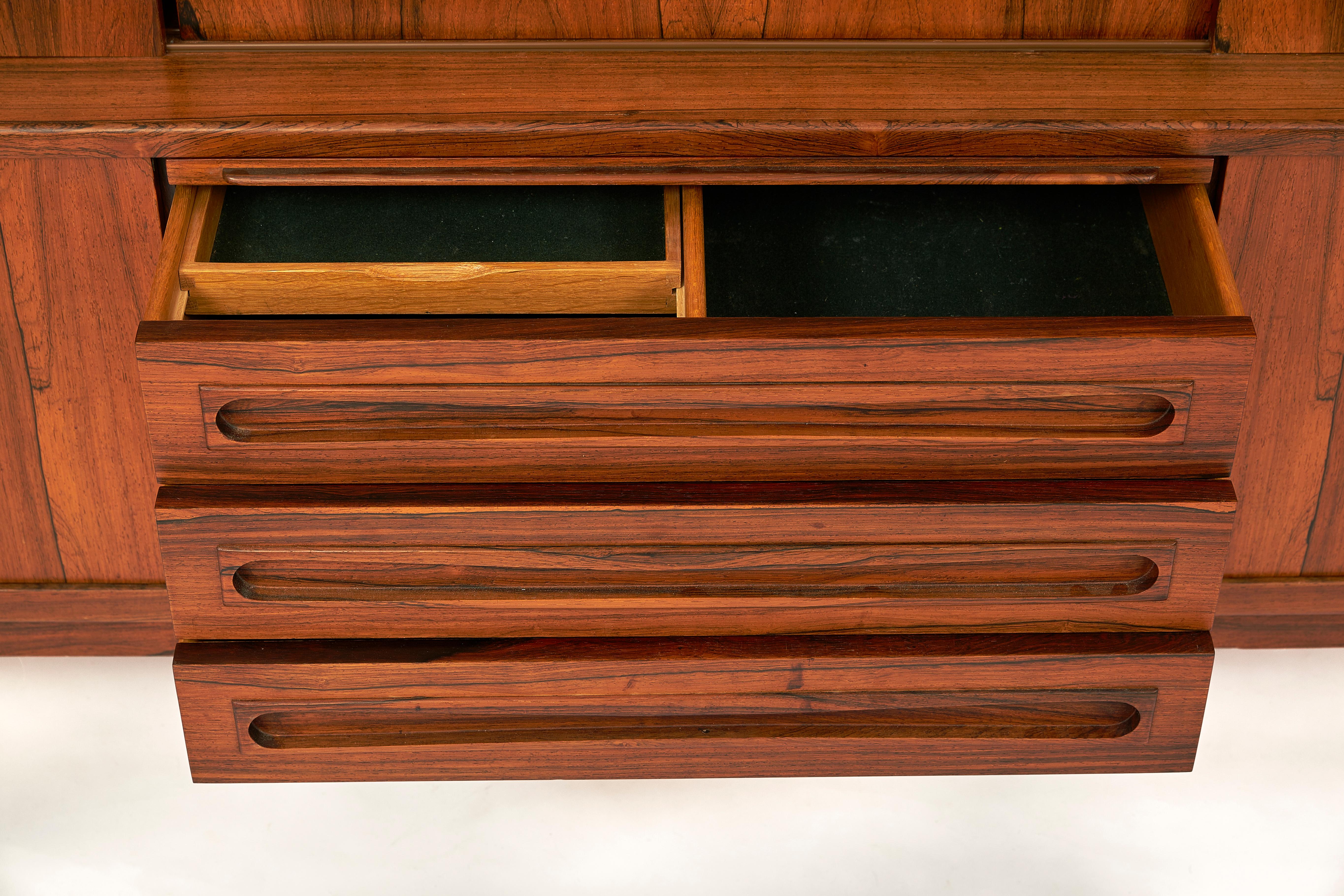 Mid-20th Century Midcentury Rosewood Cabinet by Johannes Andersen, Denmark, 1960s For Sale
