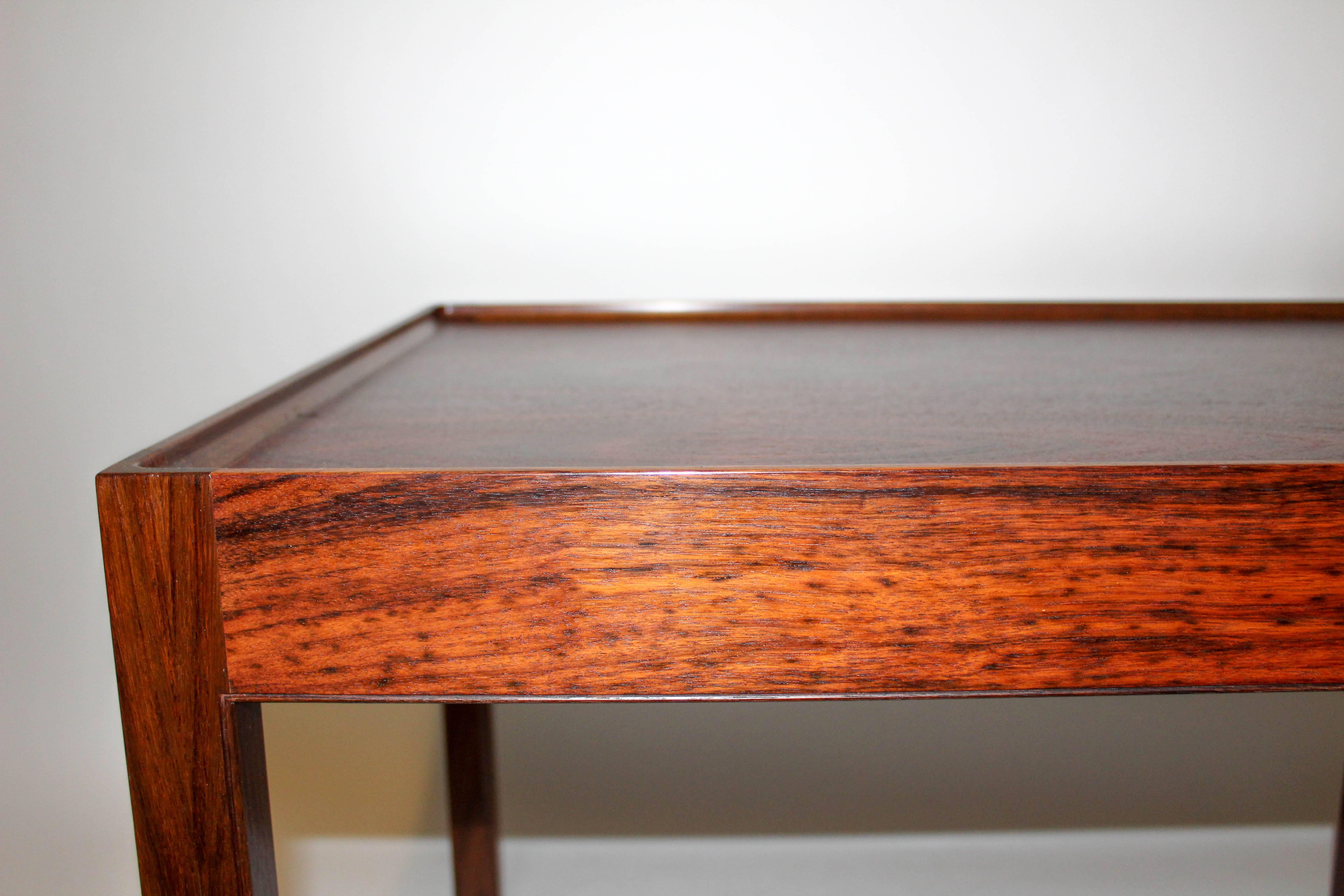 Scandinavian Modern Midcentury Rosewood Coffee Table by Eric Christian Sørensen For Sale