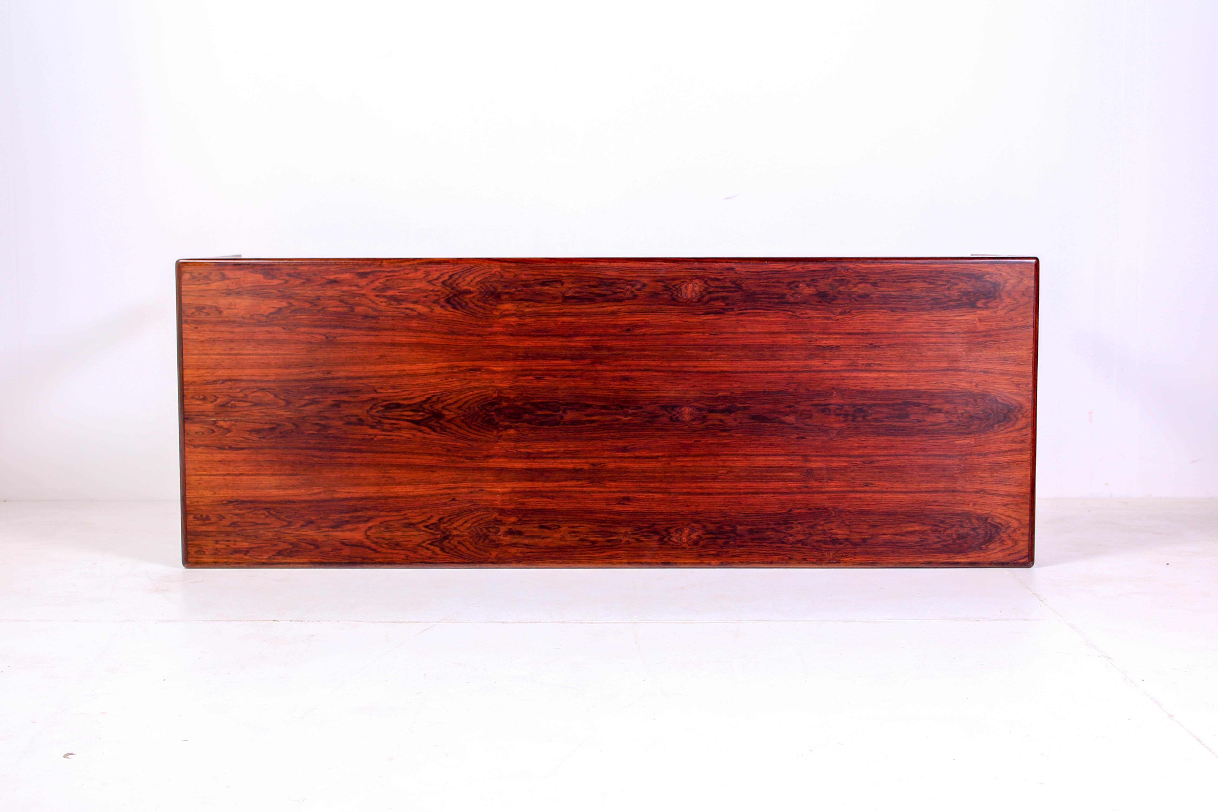 Scandinavian Modern Midcentury Rosewood Coffee Table by Erling Torvits for Heltborg Møbler