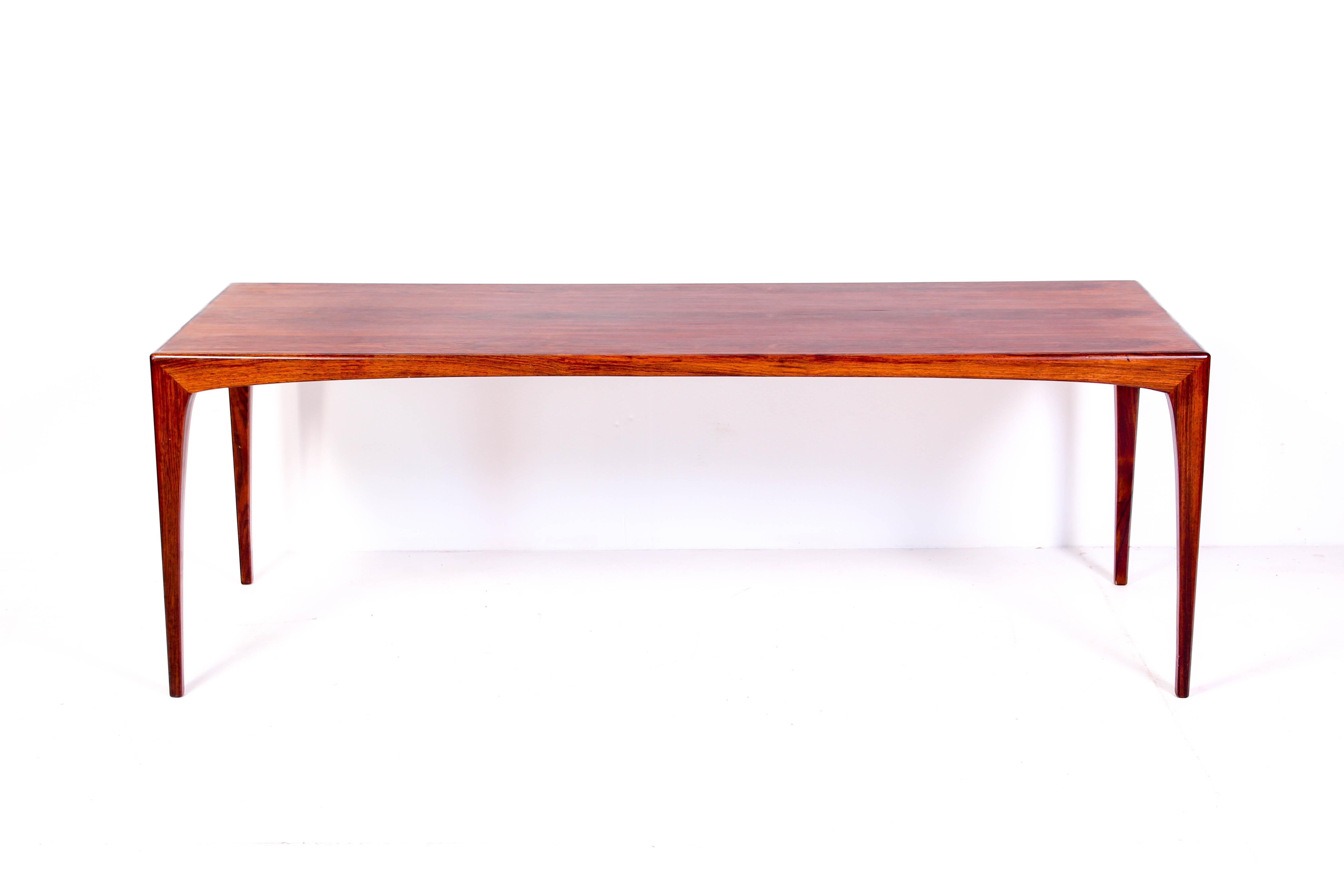 Danish Midcentury Rosewood Coffee Table by Erling Torvits for Heltborg Møbler
