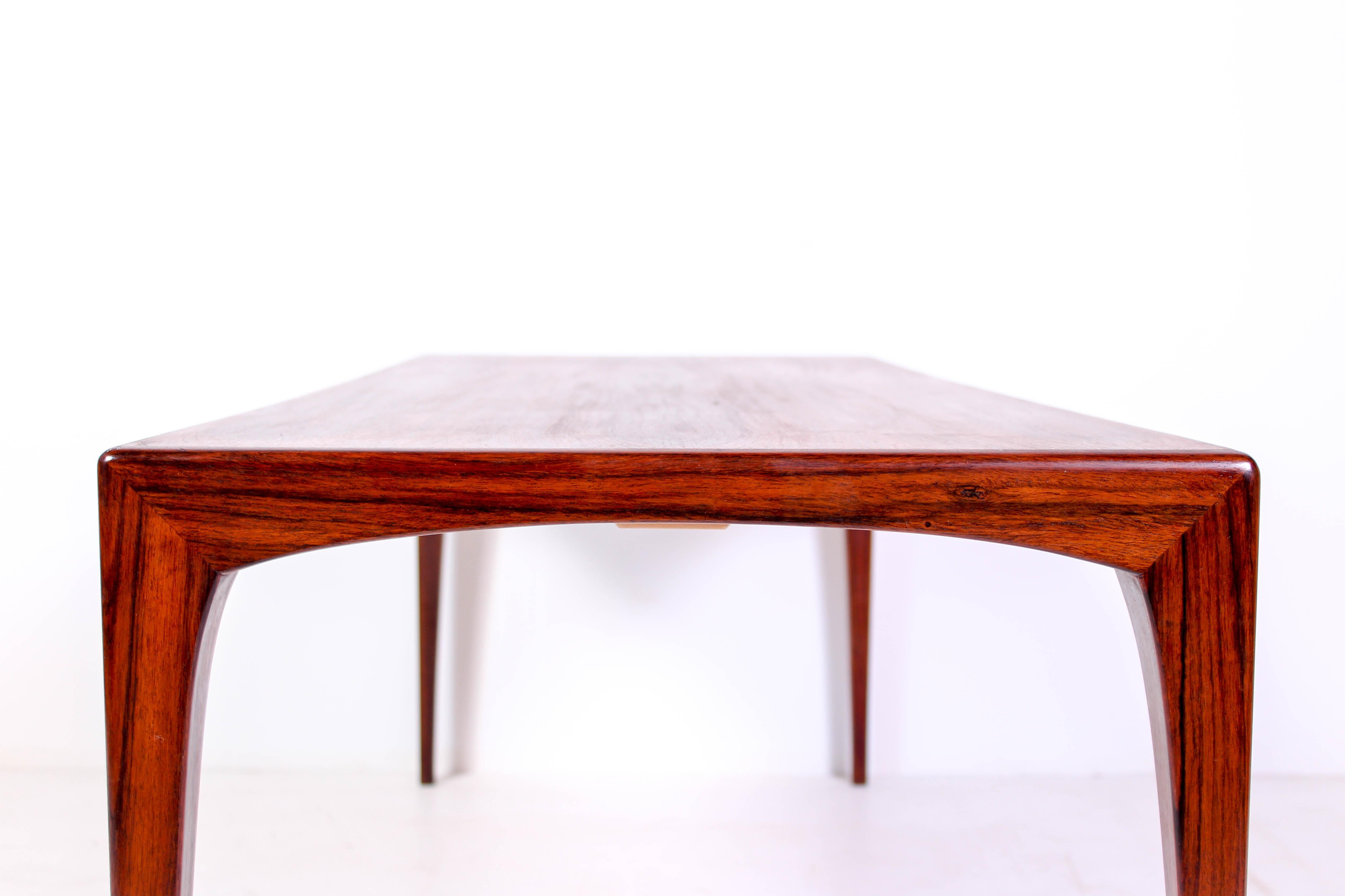 Midcentury Rosewood Coffee Table by Erling Torvits for Heltborg Møbler 3